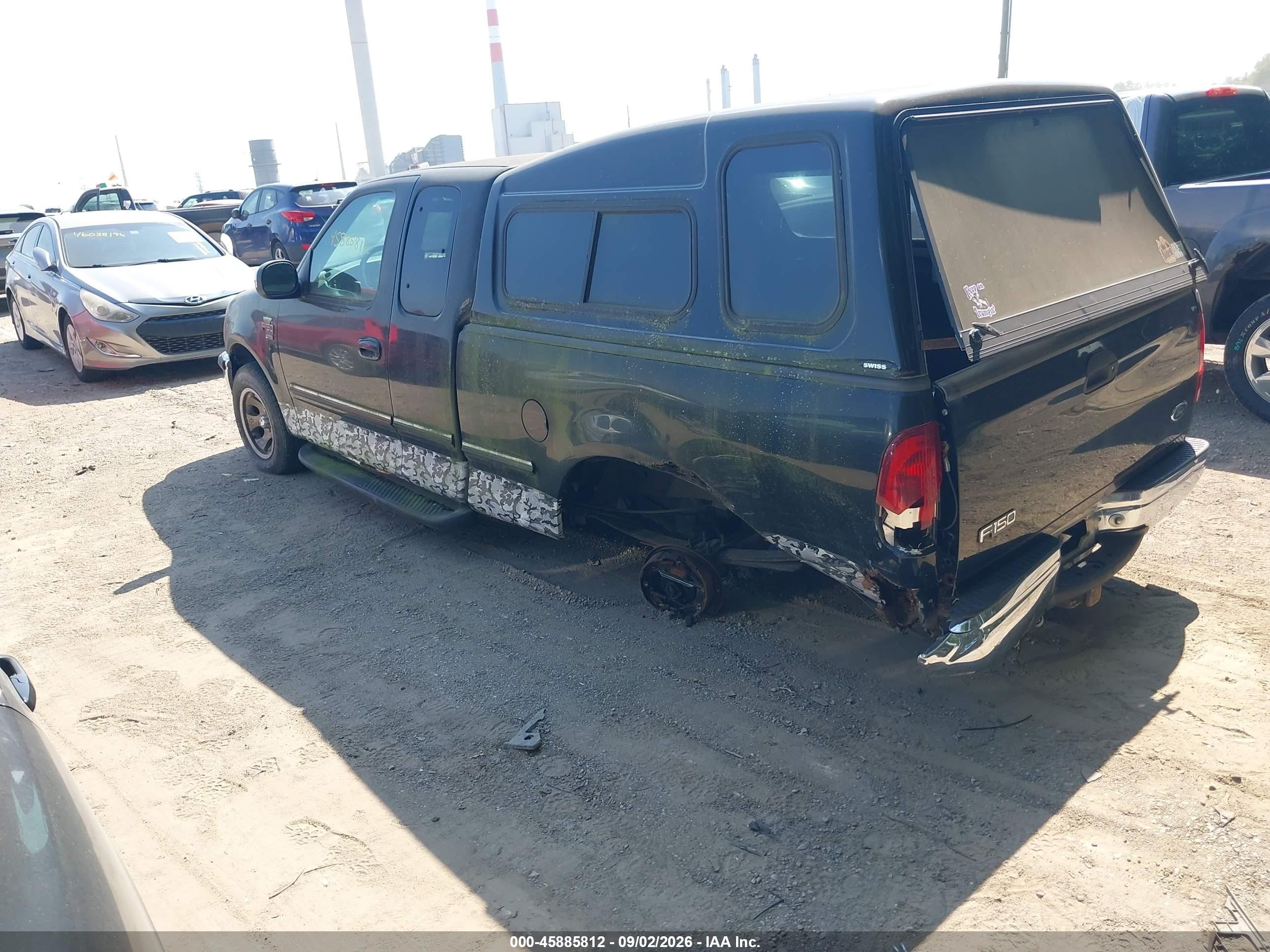 1998 Ford F-150 Lariat/standard/xl/xlt Black vin: 1FTZX1763WNB49758