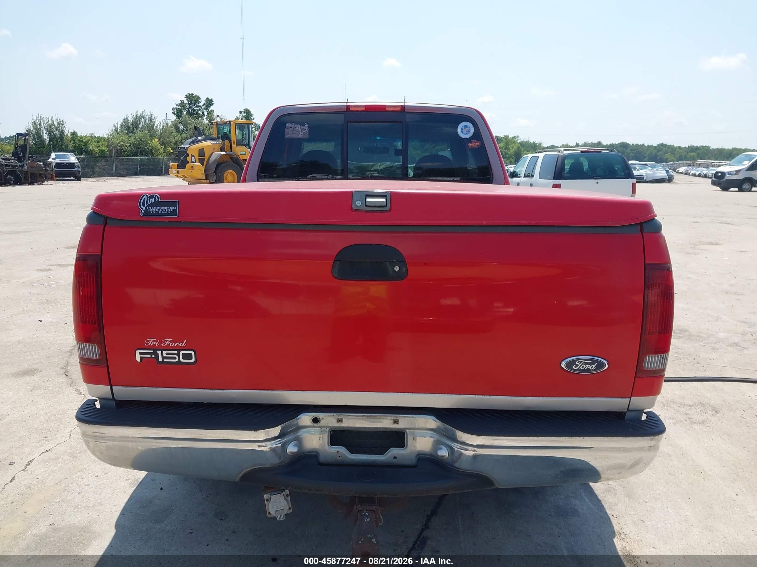 1998 Ford F150   Red vin: 1FTZX1764WNA45828