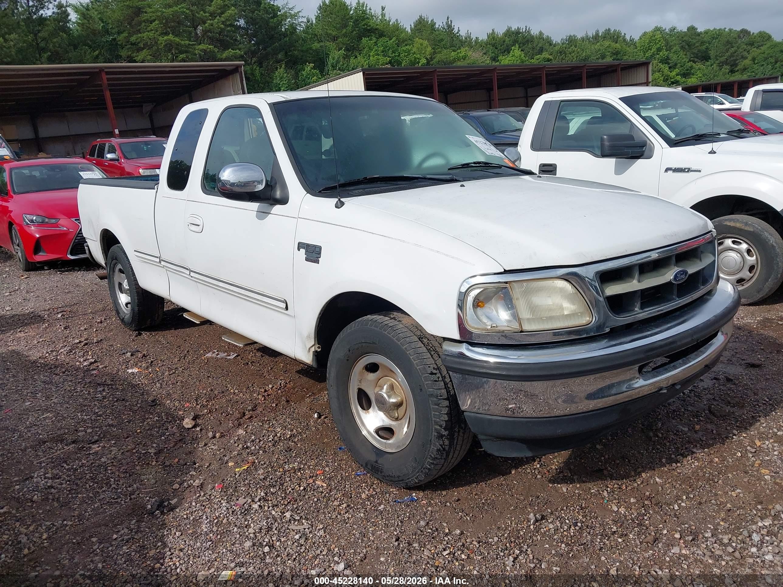 1998 Ford F-150 Lariat/standard/xl/xlt White vin: 1FTZX1764WNB10175