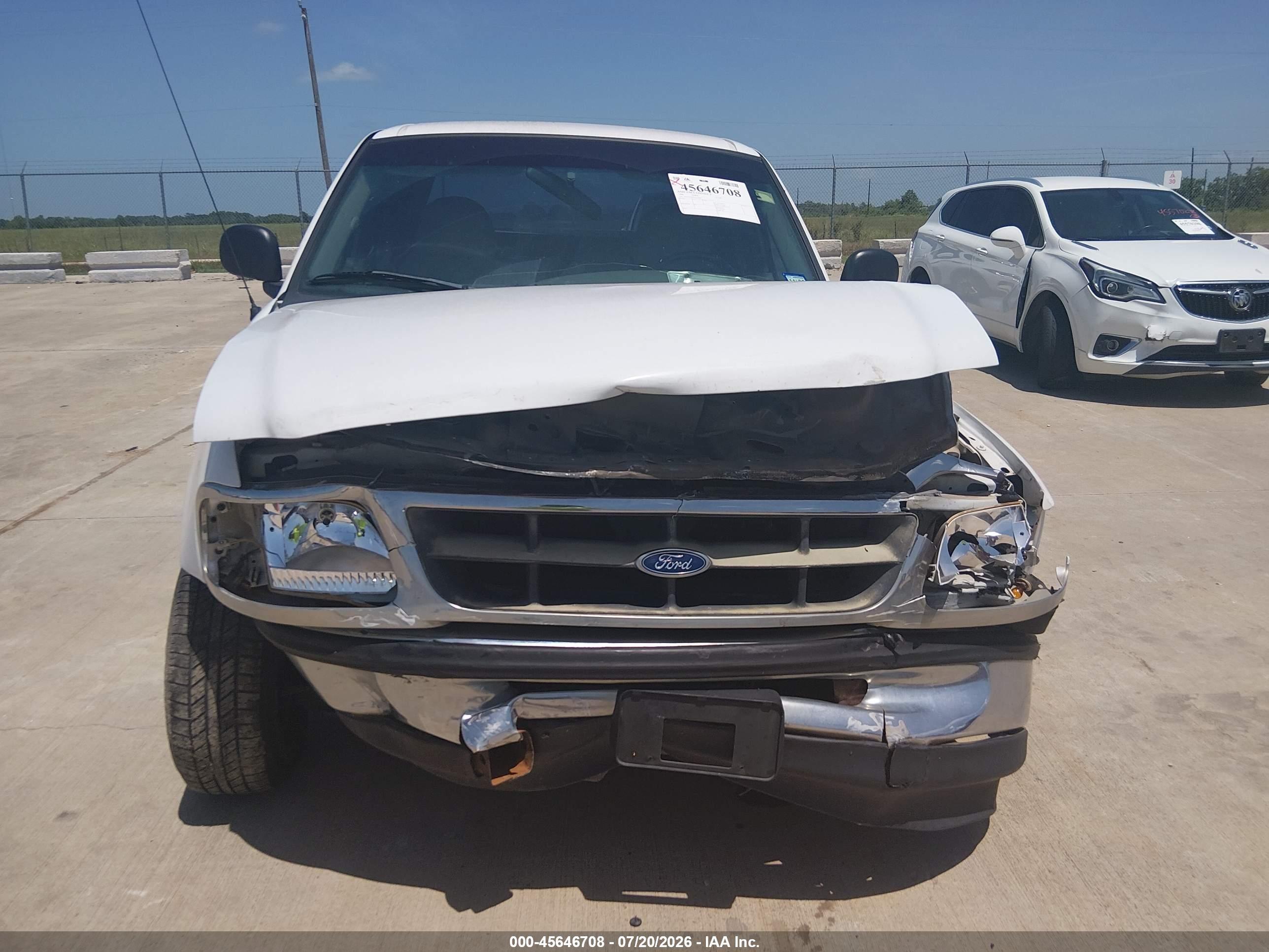 1998 Ford F-150 Lariat/standard/xl/xlt Белый vin: 1FTZX1766WNA19585