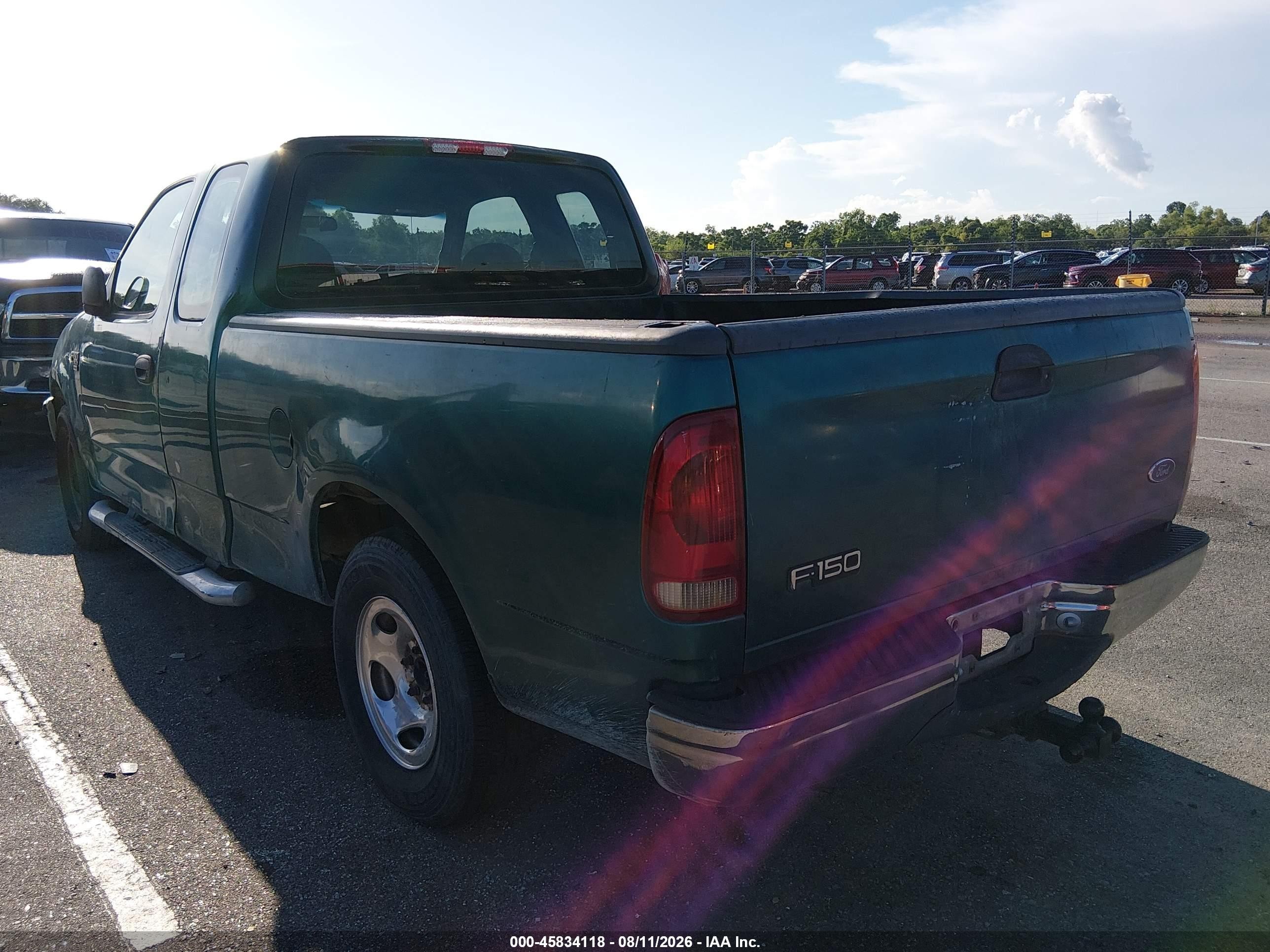 1998 Ford F-150 Lariat/standard/xl/xlt Green vin: 1FTZX1766WNB70149