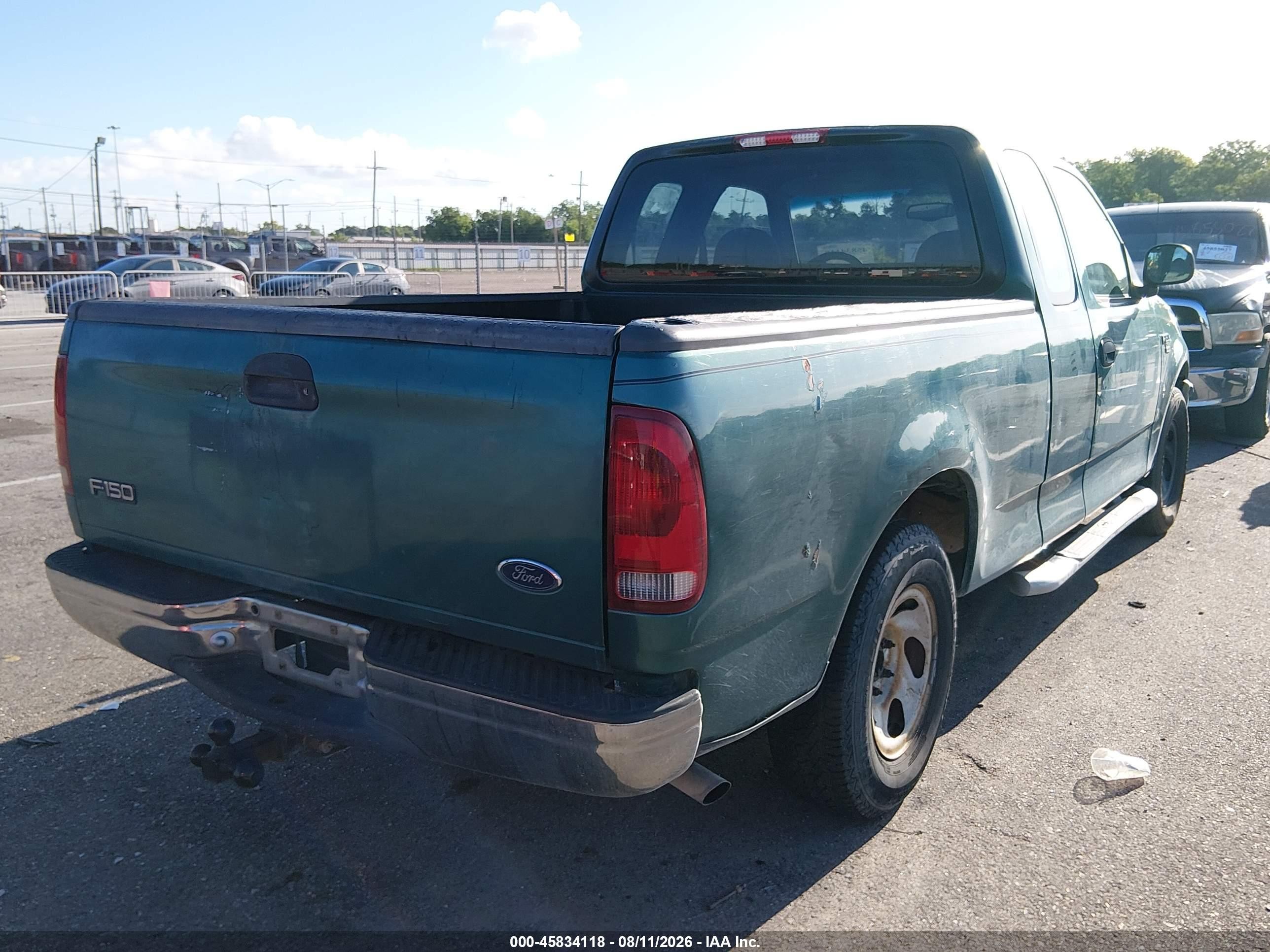 1998 Ford F-150 Lariat/standard/xl/xlt Green vin: 1FTZX1766WNB70149