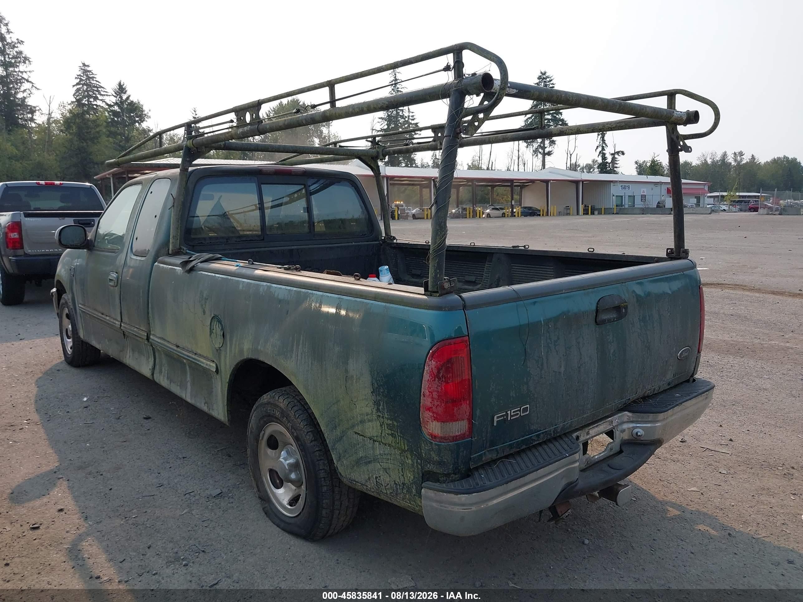 1998 Ford F-150 Lariat/standard/xl/xlt Green vin: 1FTZX1766WNC23027