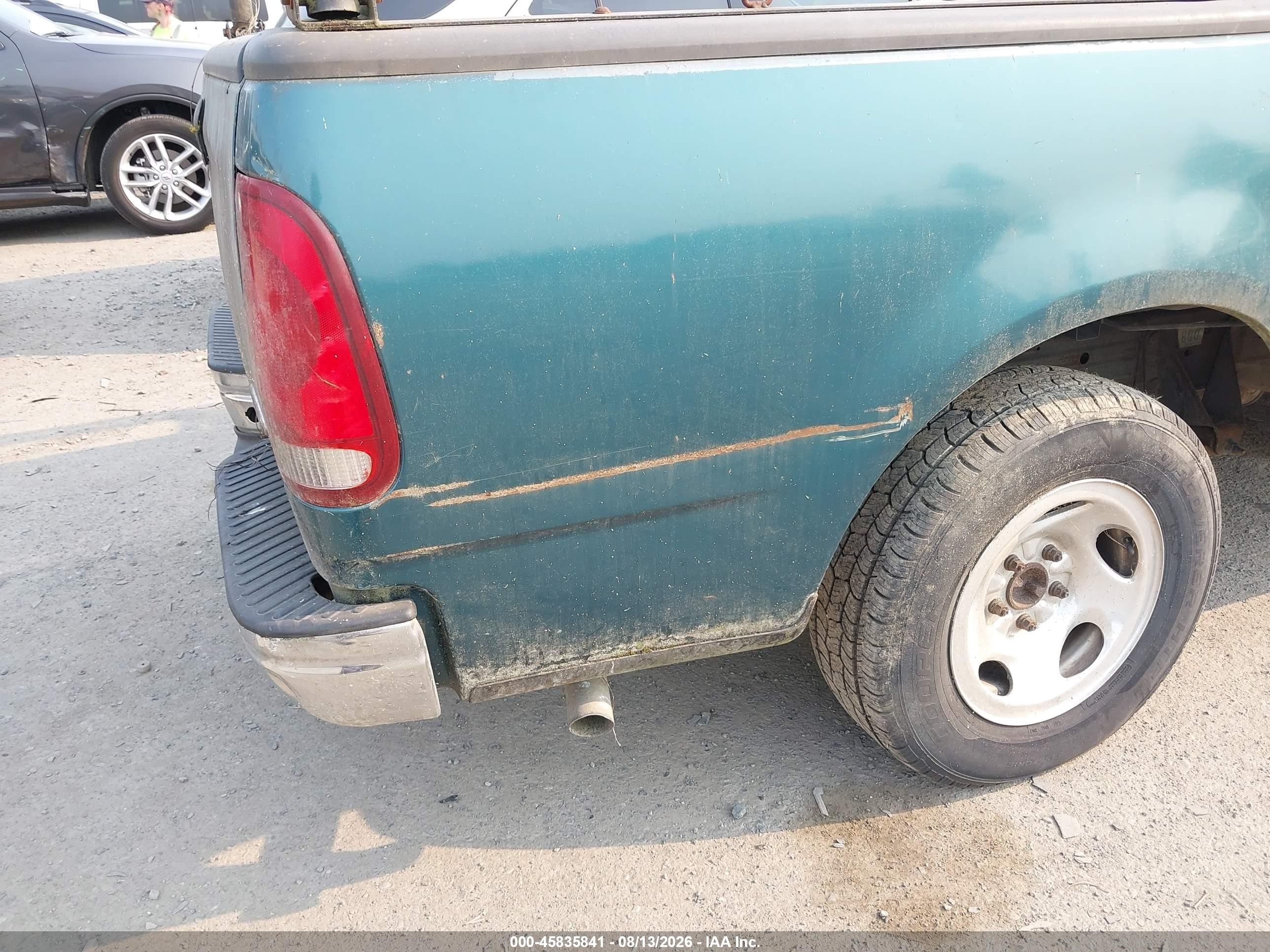 1998 Ford F-150 Lariat/standard/xl/xlt Green vin: 1FTZX1766WNC23027