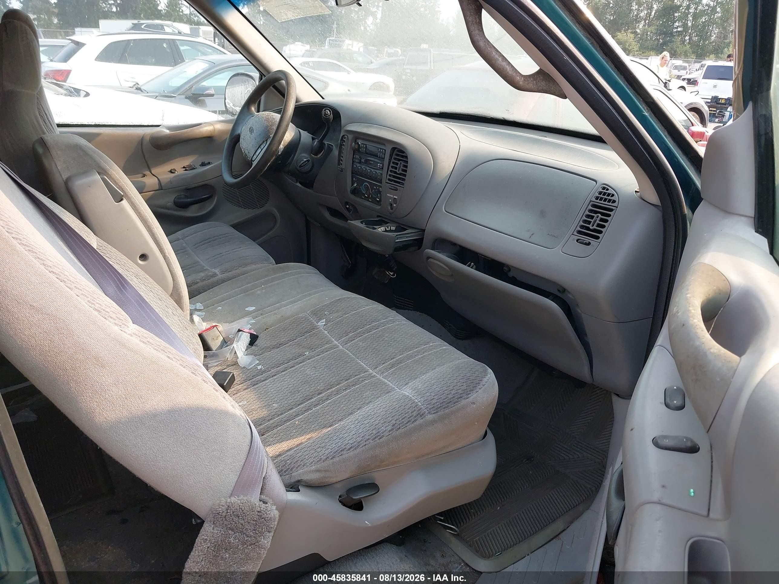 1998 Ford F-150 Lariat/standard/xl/xlt Green vin: 1FTZX1766WNC23027