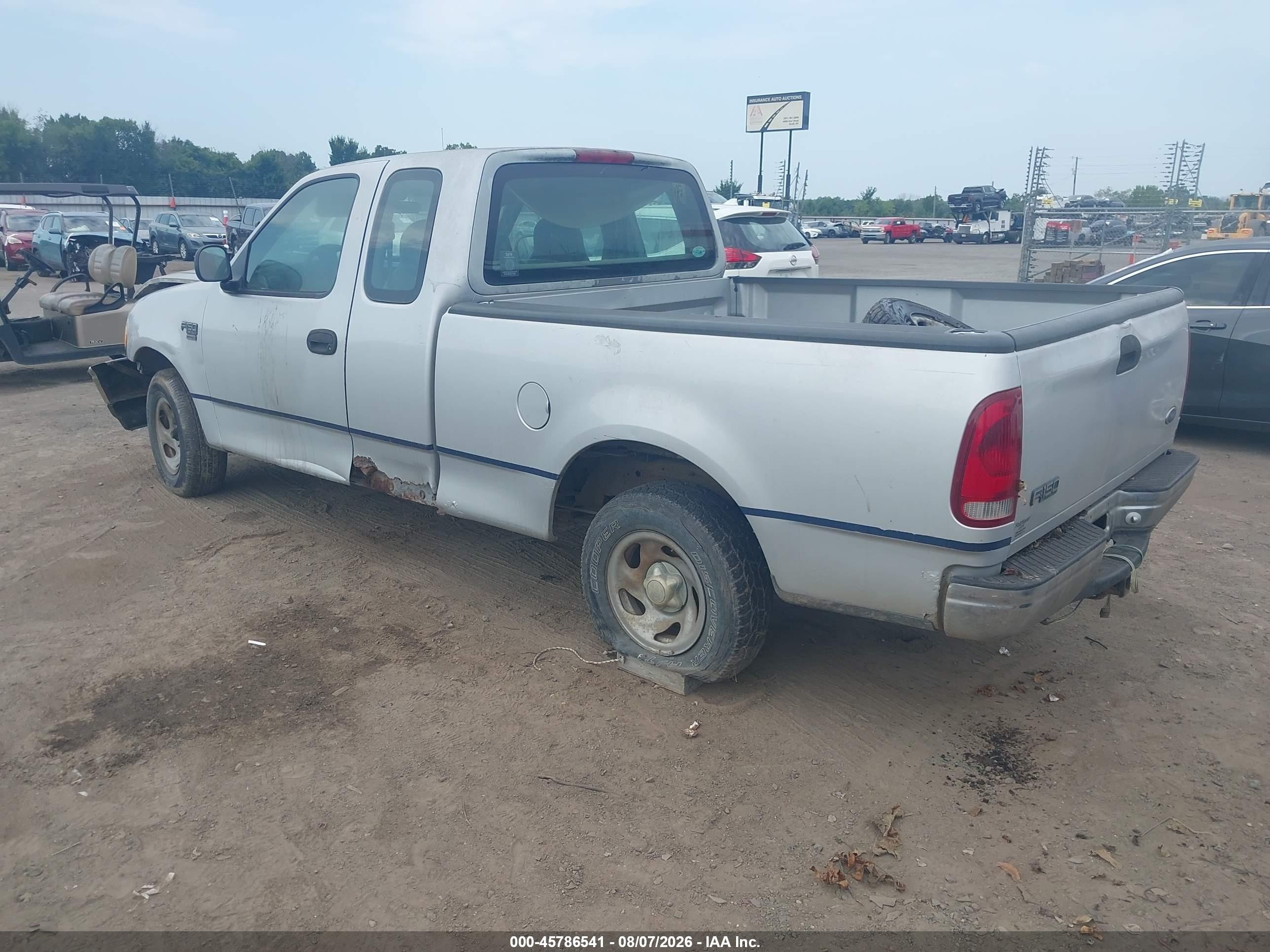 1998 Ford F-150 Lariat/standard/xl/xlt Silver vin: 1FTZX1767WNA72845