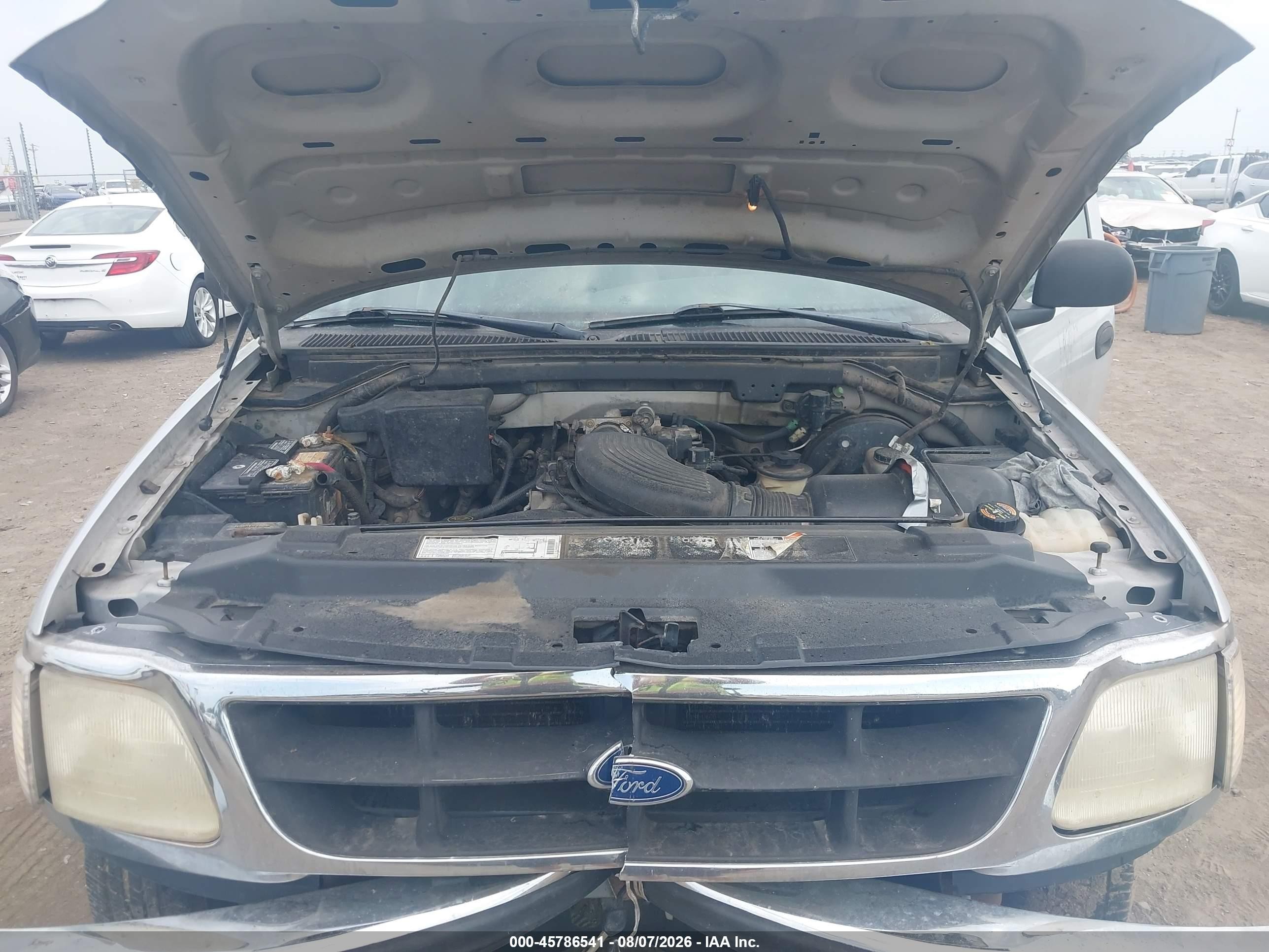 1998 Ford F-150 Lariat/standard/xl/xlt Silver vin: 1FTZX1767WNA72845
