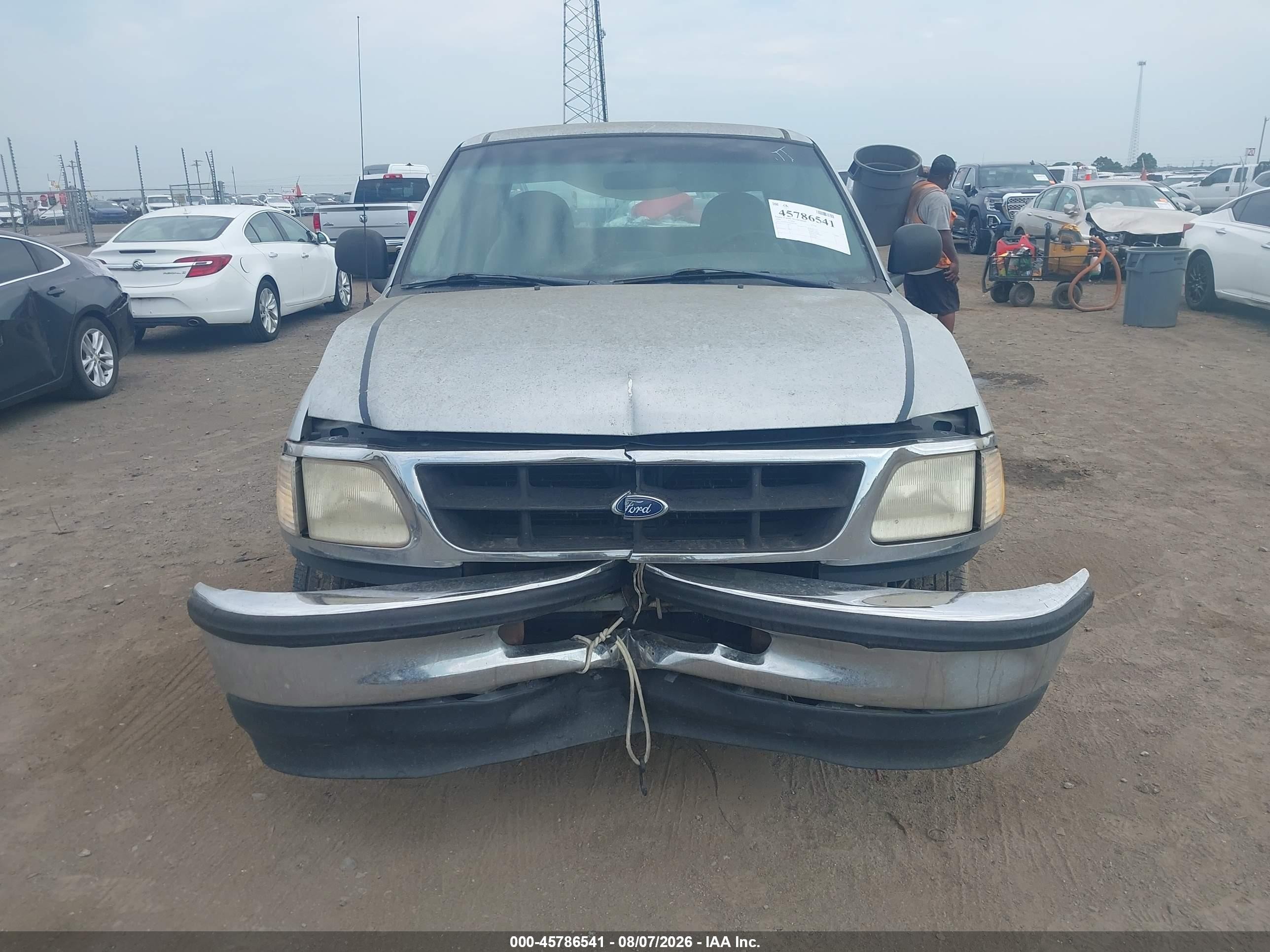 1998 Ford F-150 Lariat/standard/xl/xlt Silver vin: 1FTZX1767WNA72845