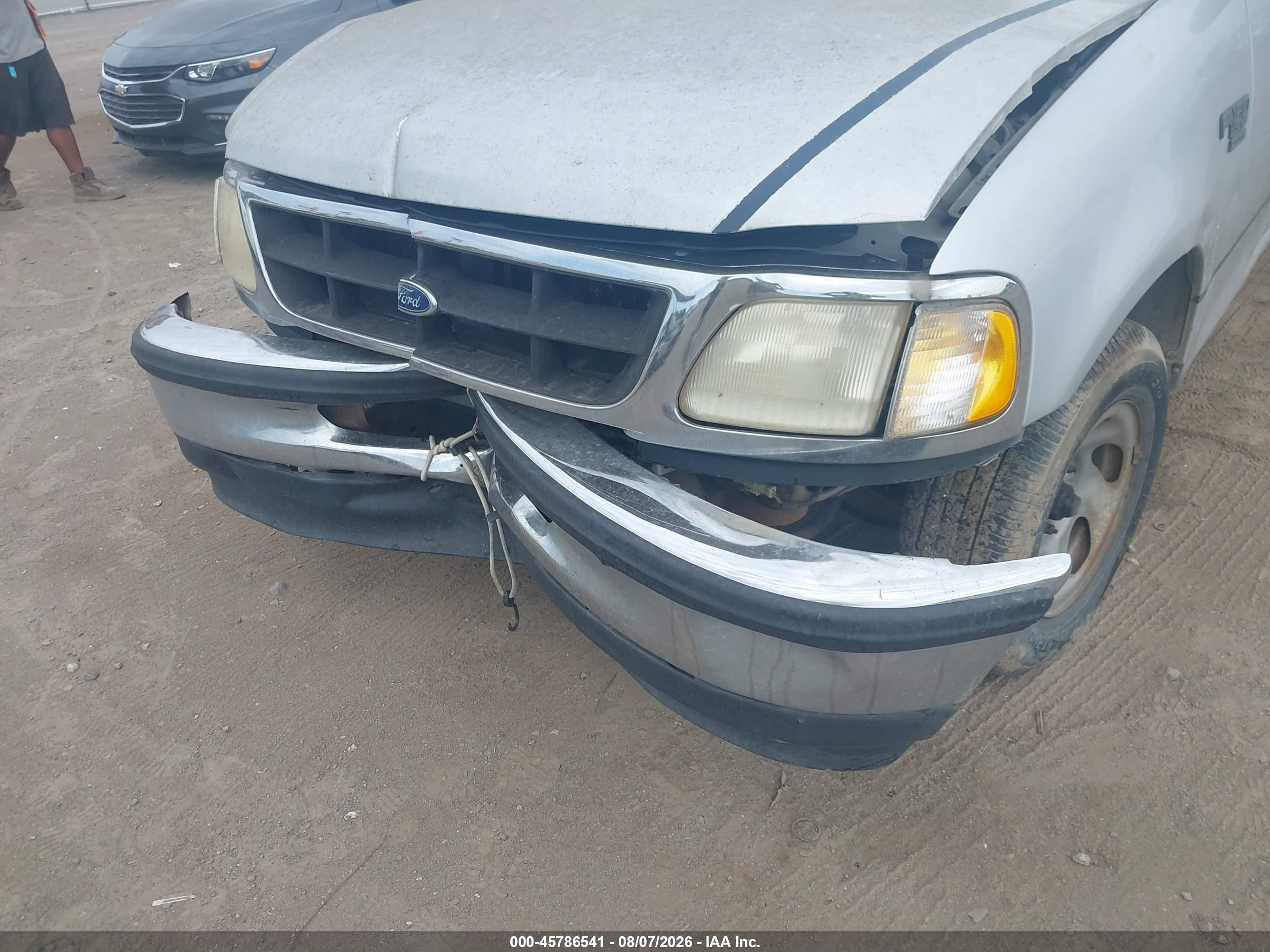 1998 Ford F-150 Lariat/standard/xl/xlt Silver vin: 1FTZX1767WNA72845