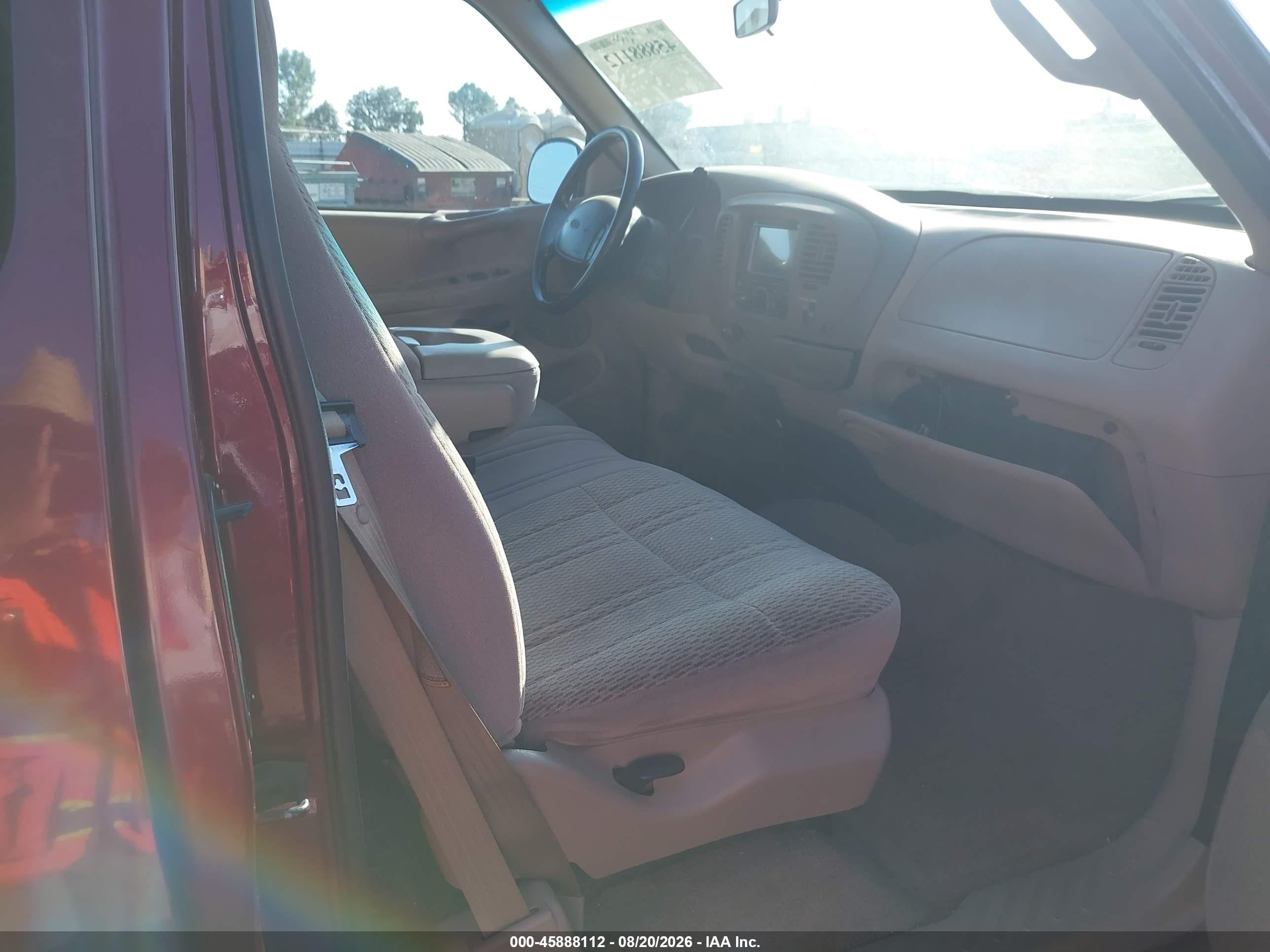 1998 Ford F-150 Lariat/standard/xl/xlt Red vin: 1FTZX1768WNB09000