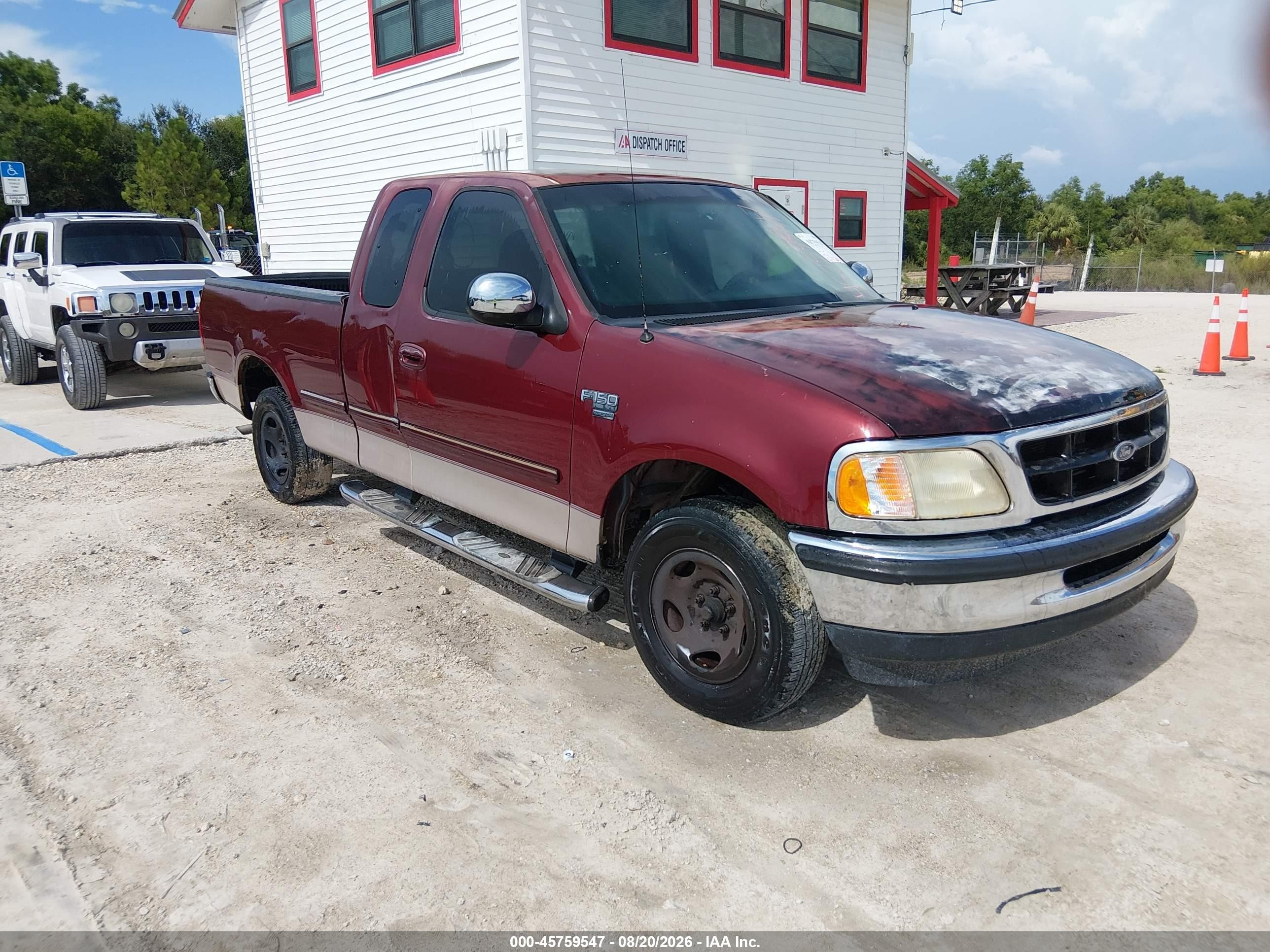 1998 Ford F-150 Lariat/standard/xl/xlt Красный vin: 1FTZX176XWNB17647