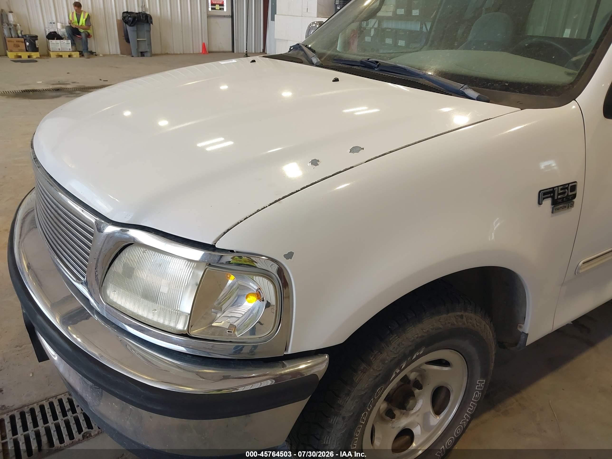 1998 Ford F-150 Lariat/standard/xl/xlt White vin: 1FTZX17W2WKB23508