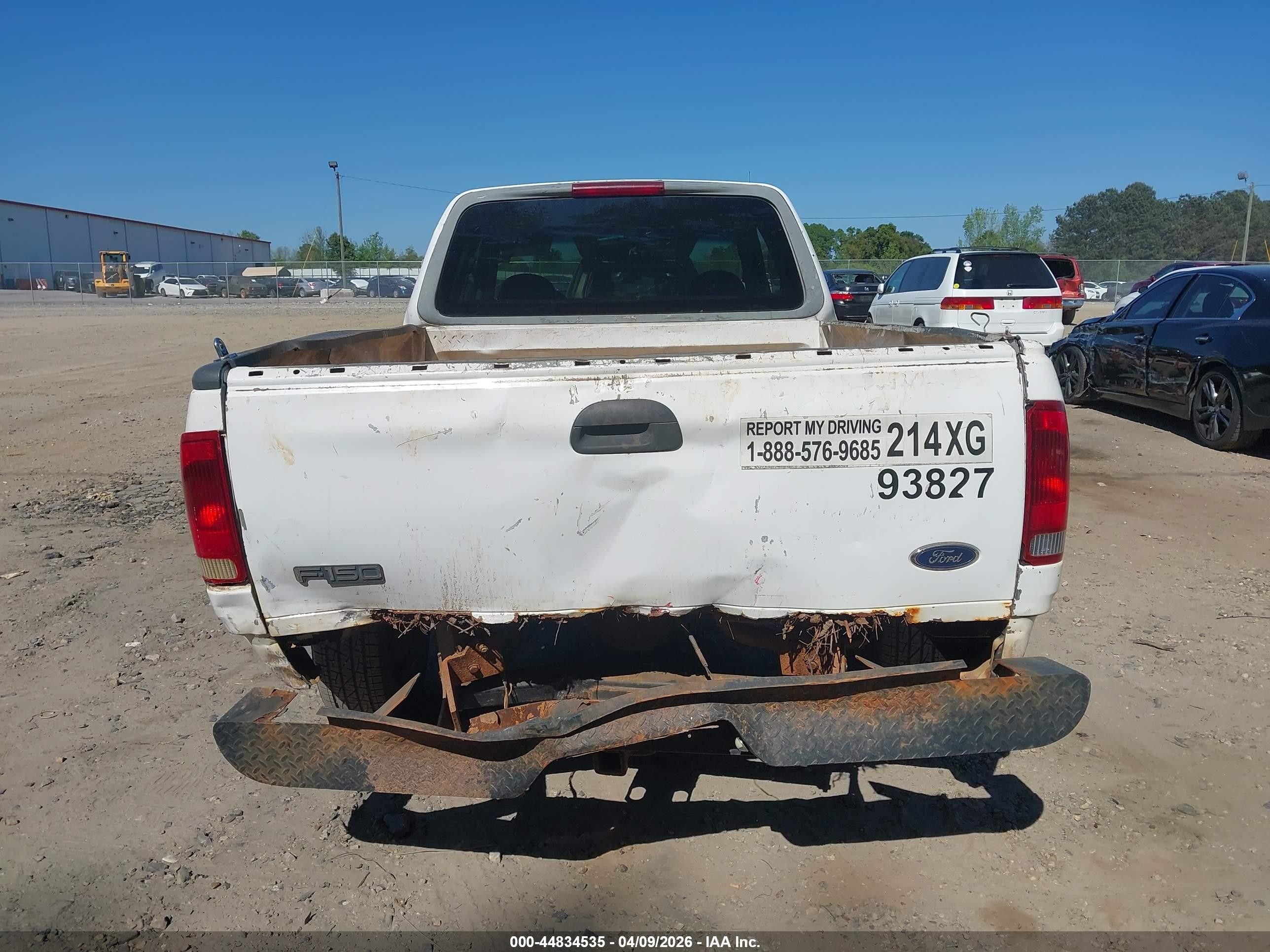 1998 Ford F-150 Lariat/standard/xl/xlt White vin: 1FTZX17W6WNB61712