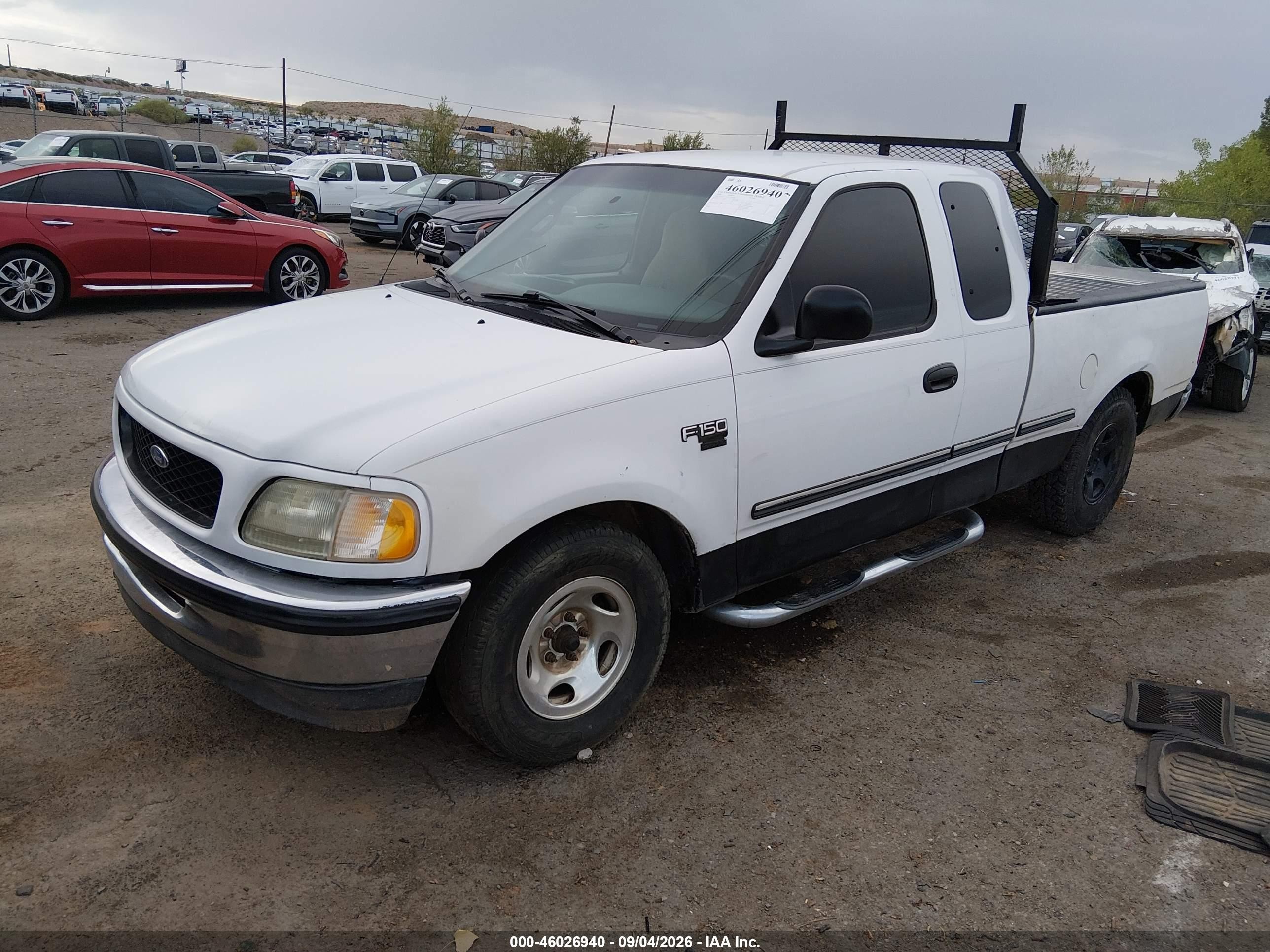 1998 Ford F-150 Lariat/standard/xl/xlt White vin: 1FTZX17W6WNC41902
