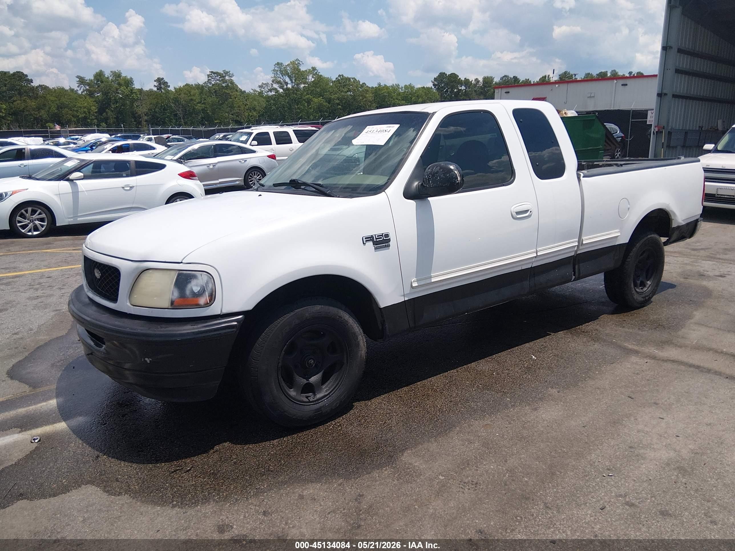 1998 Ford F-150 Lariat/standard/xl/xlt White vin: 1FTZX17W7WNB78020