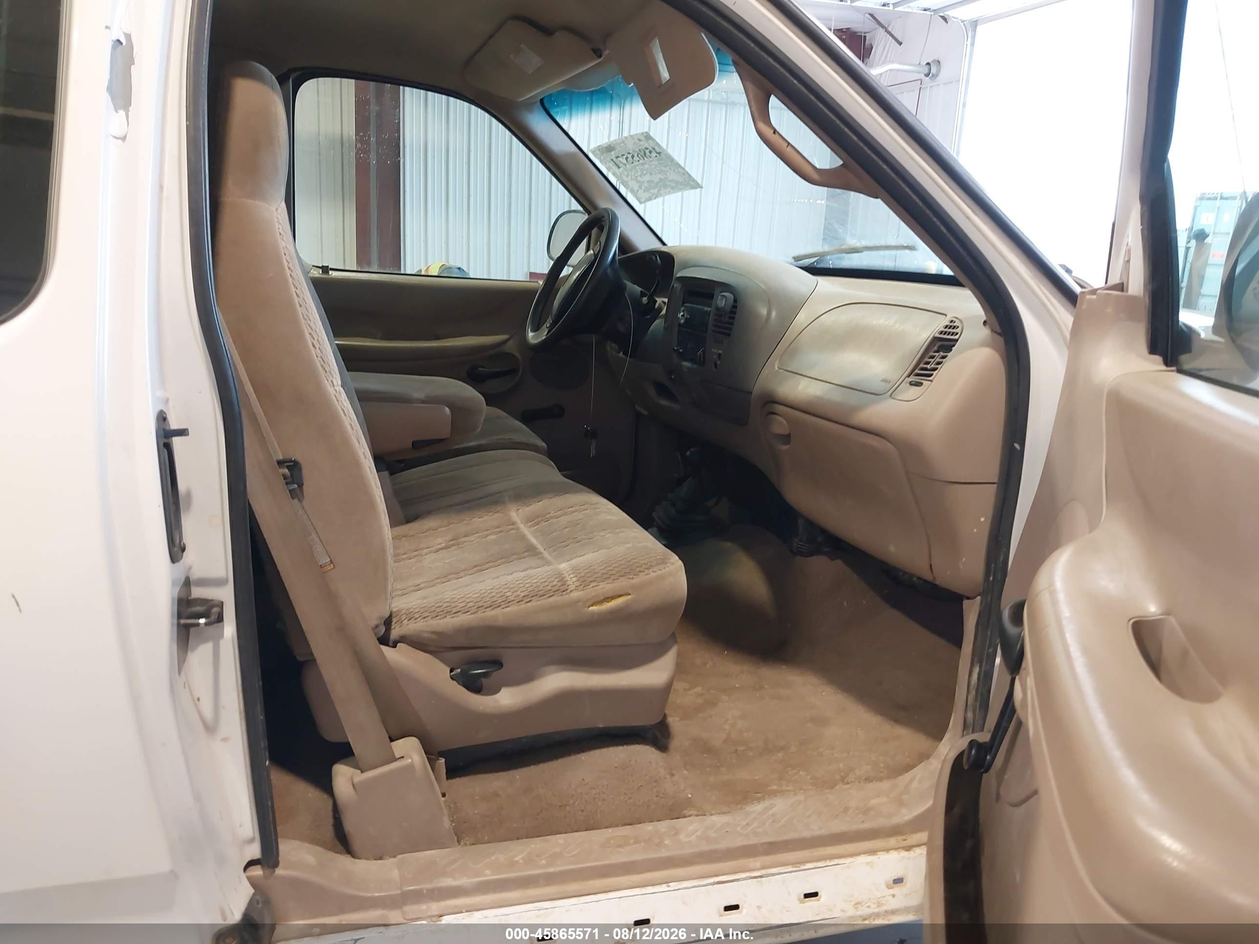 1998 Ford F-150 Lariat/standard/xl/xlt White vin: 1FTZX18W1WKB45255