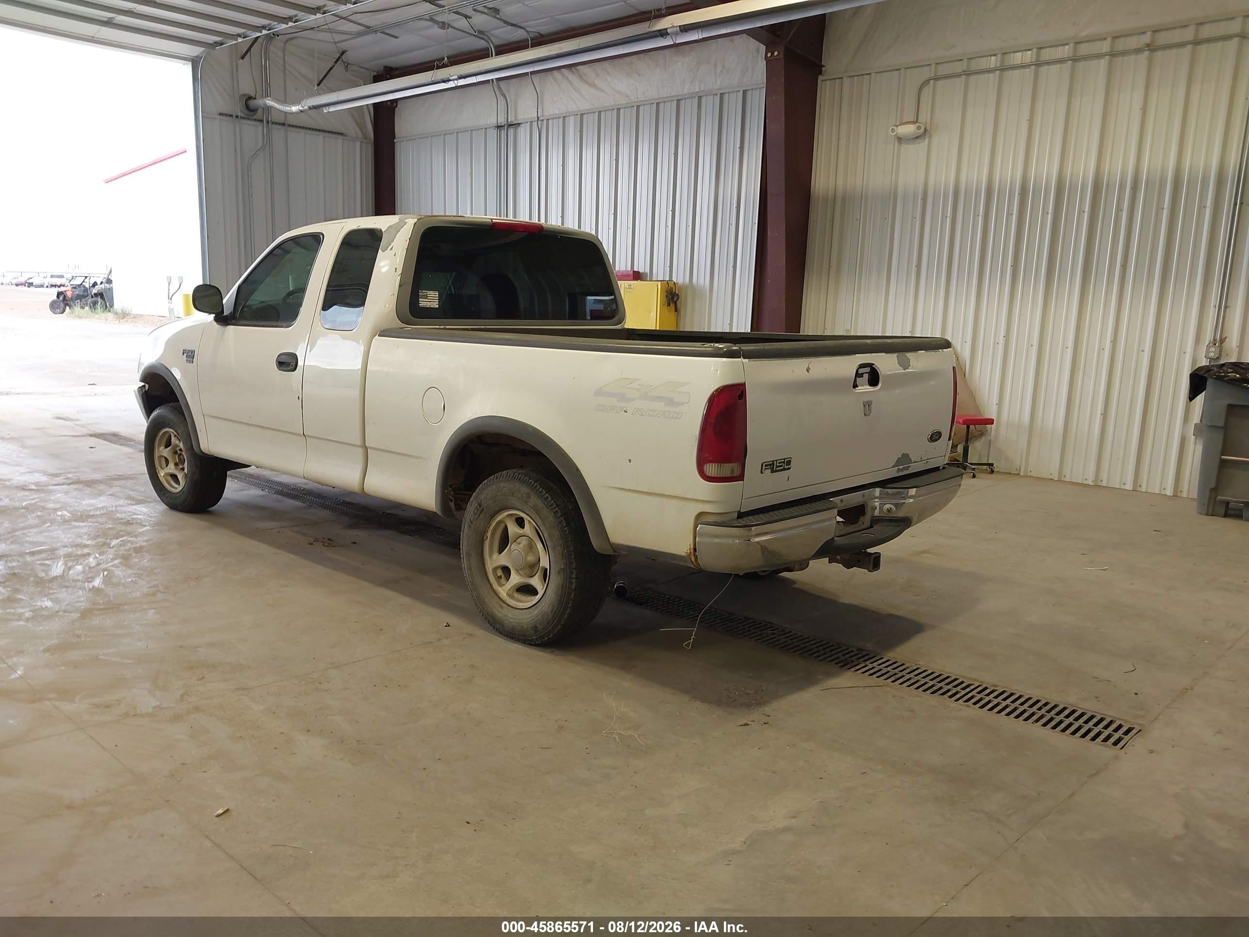 1998 Ford F-150 Lariat/standard/xl/xlt White vin: 1FTZX18W1WKB45255