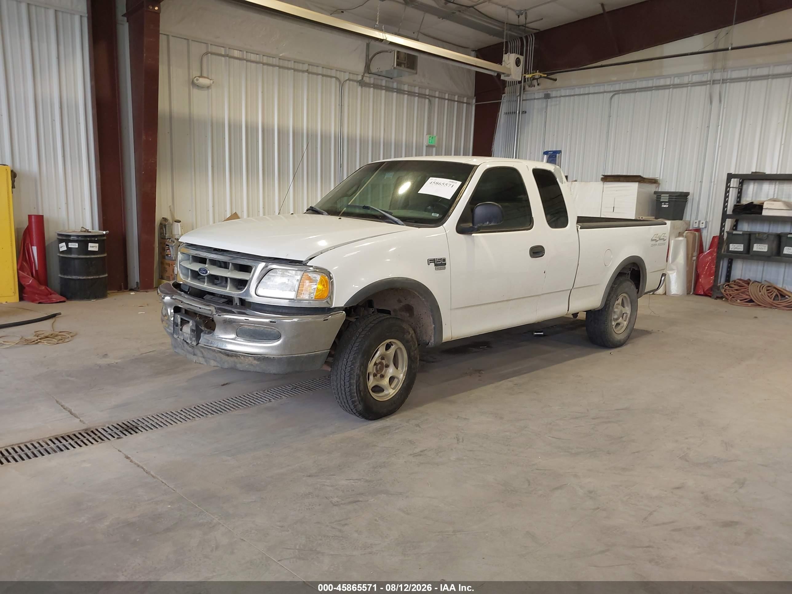 1998 Ford F-150 Lariat/standard/xl/xlt White vin: 1FTZX18W1WKB45255