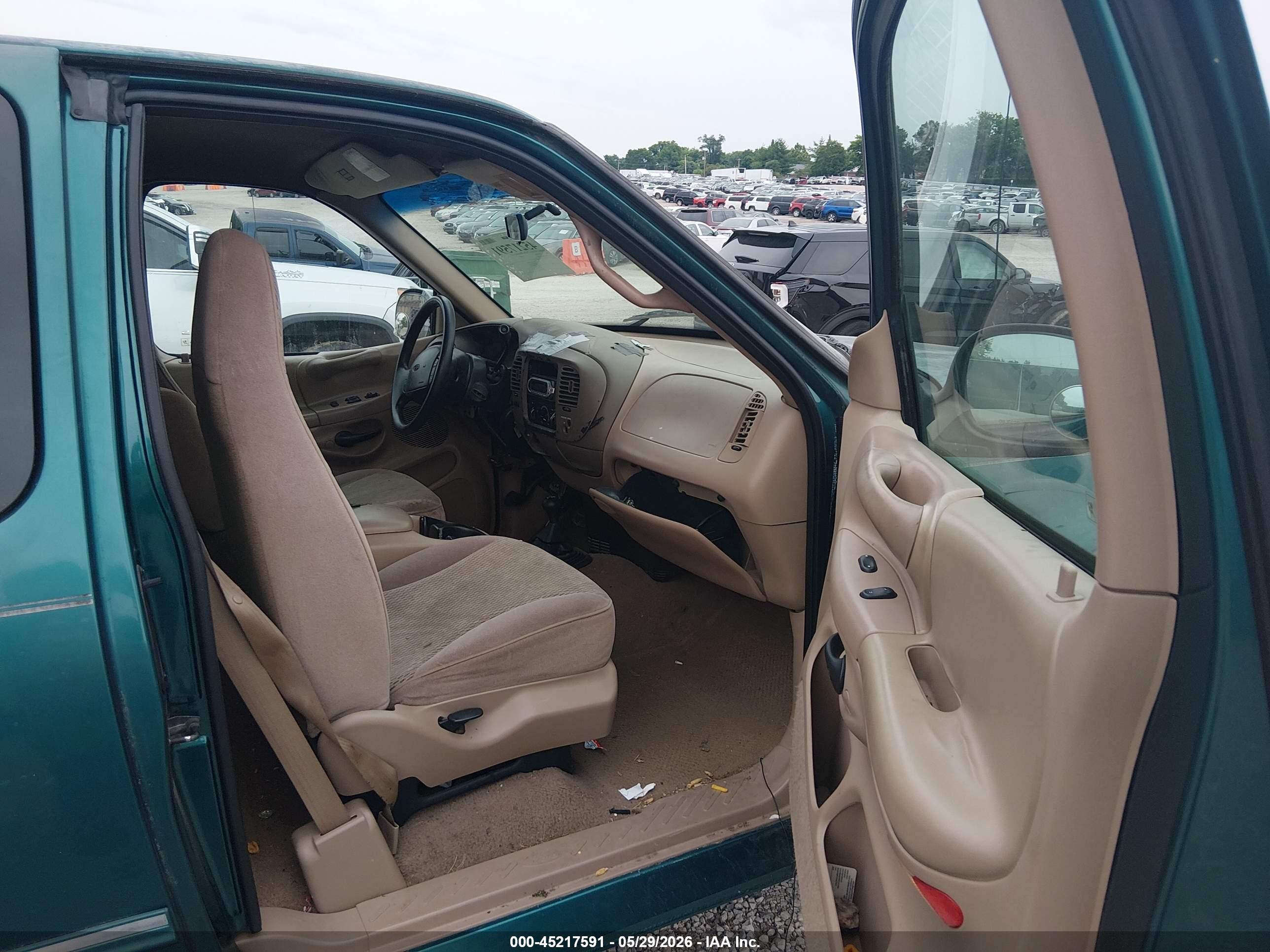 1998 Ford F-150 Lariat/standard/xl/xlt Green vin: 1FTZX18W6WNA84516