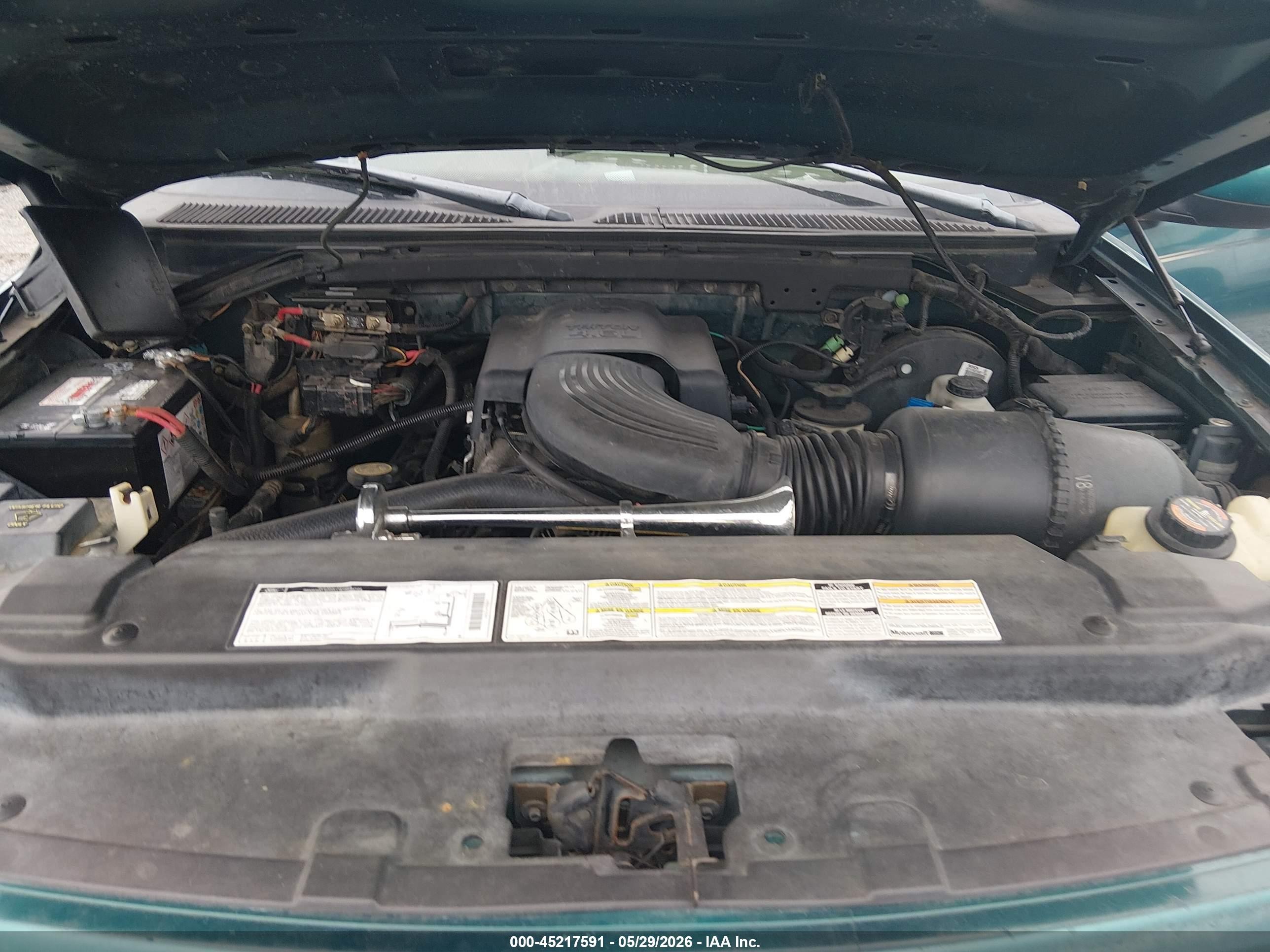 1998 Ford F-150 Lariat/standard/xl/xlt Green vin: 1FTZX18W6WNA84516