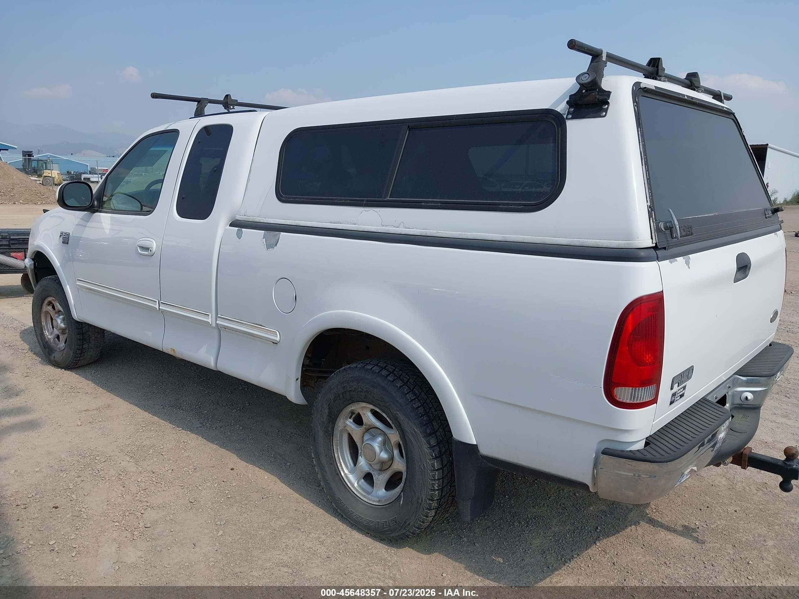 1998 Ford F-150 Lariat/standard/xl/xlt White vin: 1FTZX18W7WKB04399