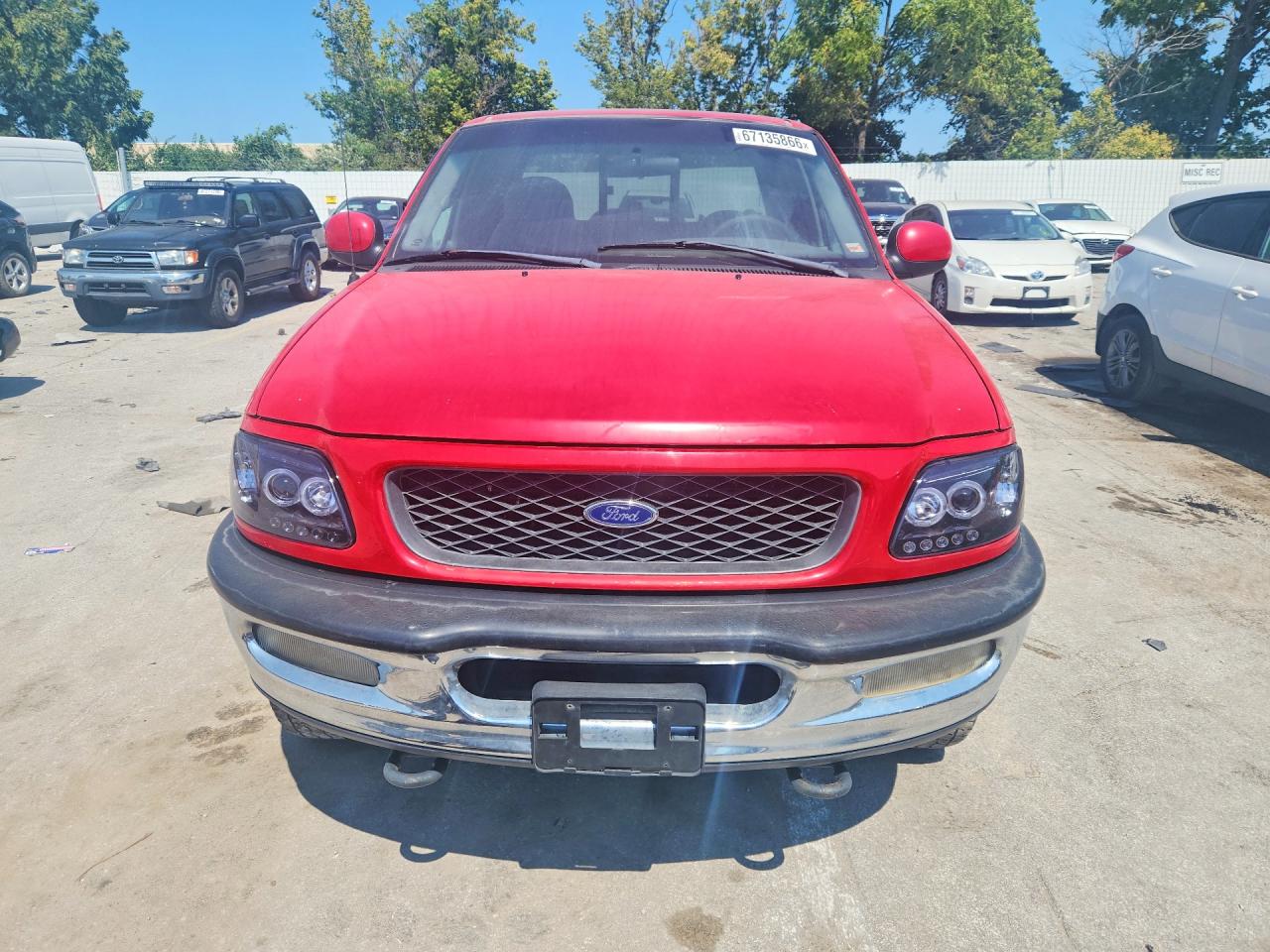 1998 Ford F150 Red vin: 1FTZX18W7WNC23598