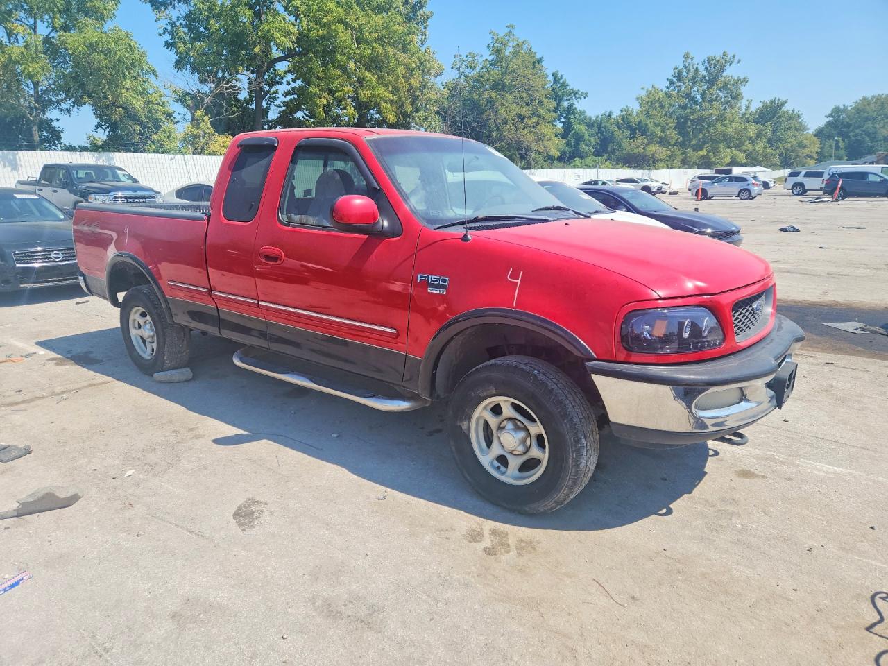 1998 Ford F150 Red vin: 1FTZX18W7WNC23598