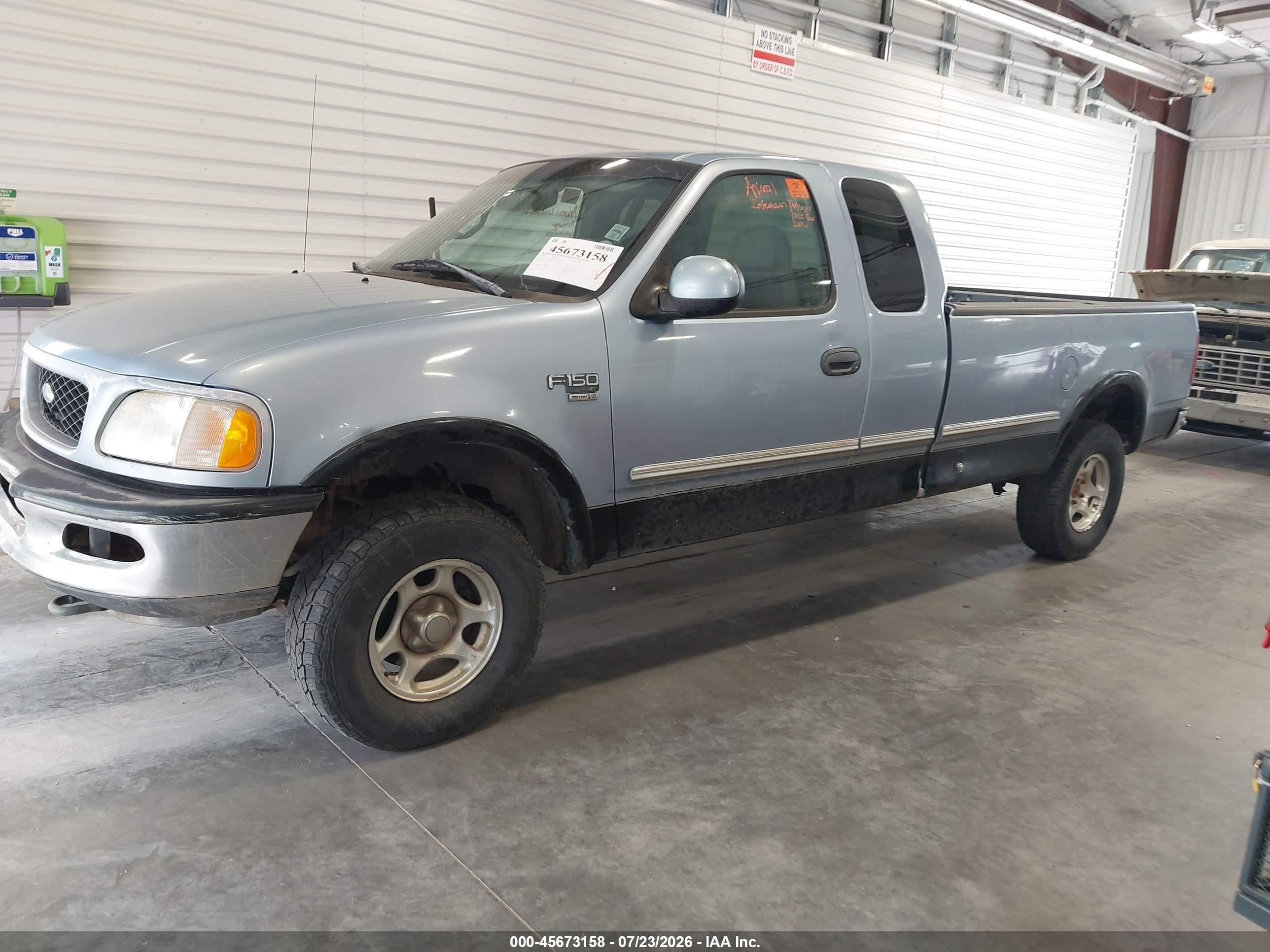 1998 Ford F-150 Lariat/standard/xl/xlt Blue vin: 1FTZX18W8WKA73373