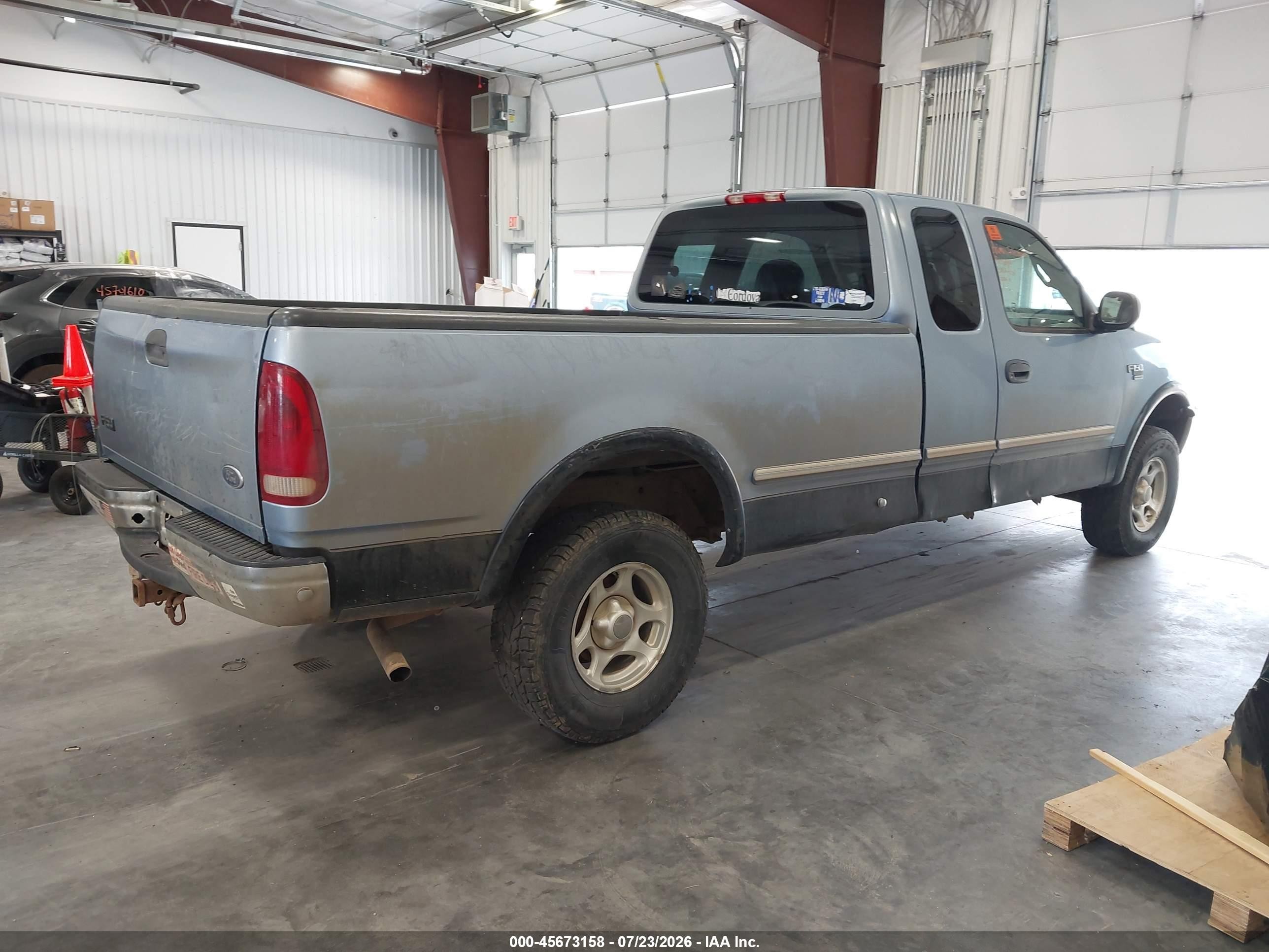 1998 Ford F-150 Lariat/standard/xl/xlt Blue vin: 1FTZX18W8WKA73373
