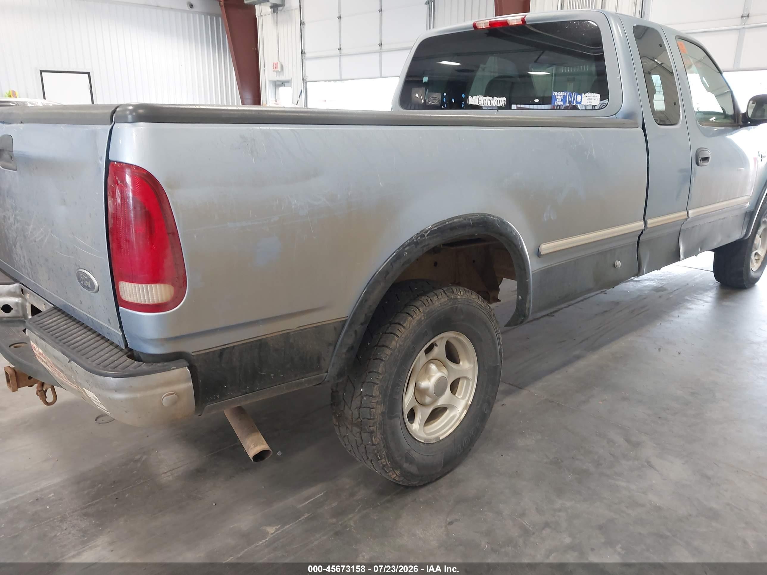 1998 Ford F-150 Lariat/standard/xl/xlt Blue vin: 1FTZX18W8WKA73373