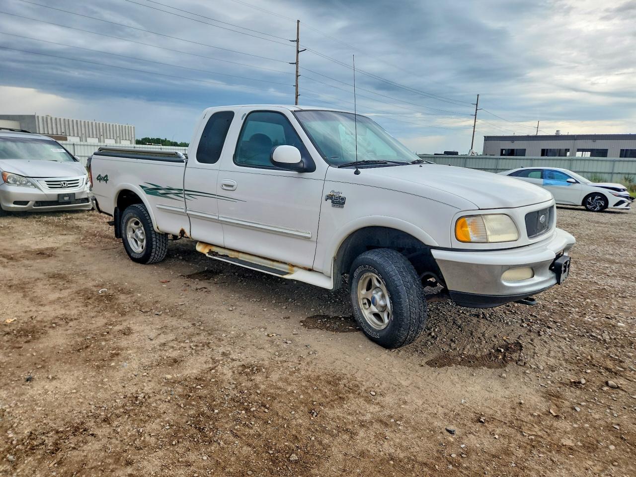 1998 Ford F150 White vin: 1FTZX18W9WKB11516