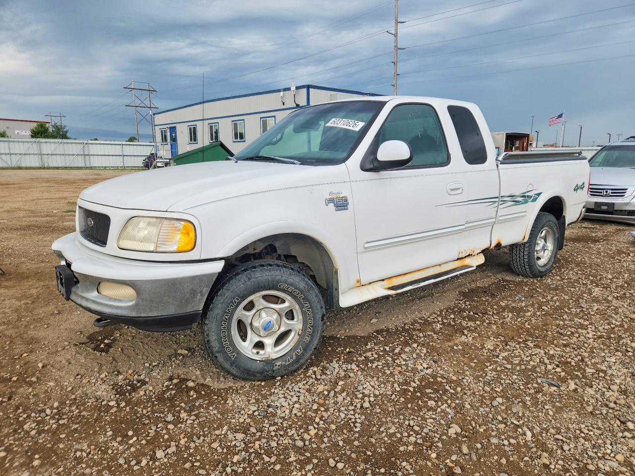 1998 Ford F150 White vin: 1FTZX18W9WKB11516