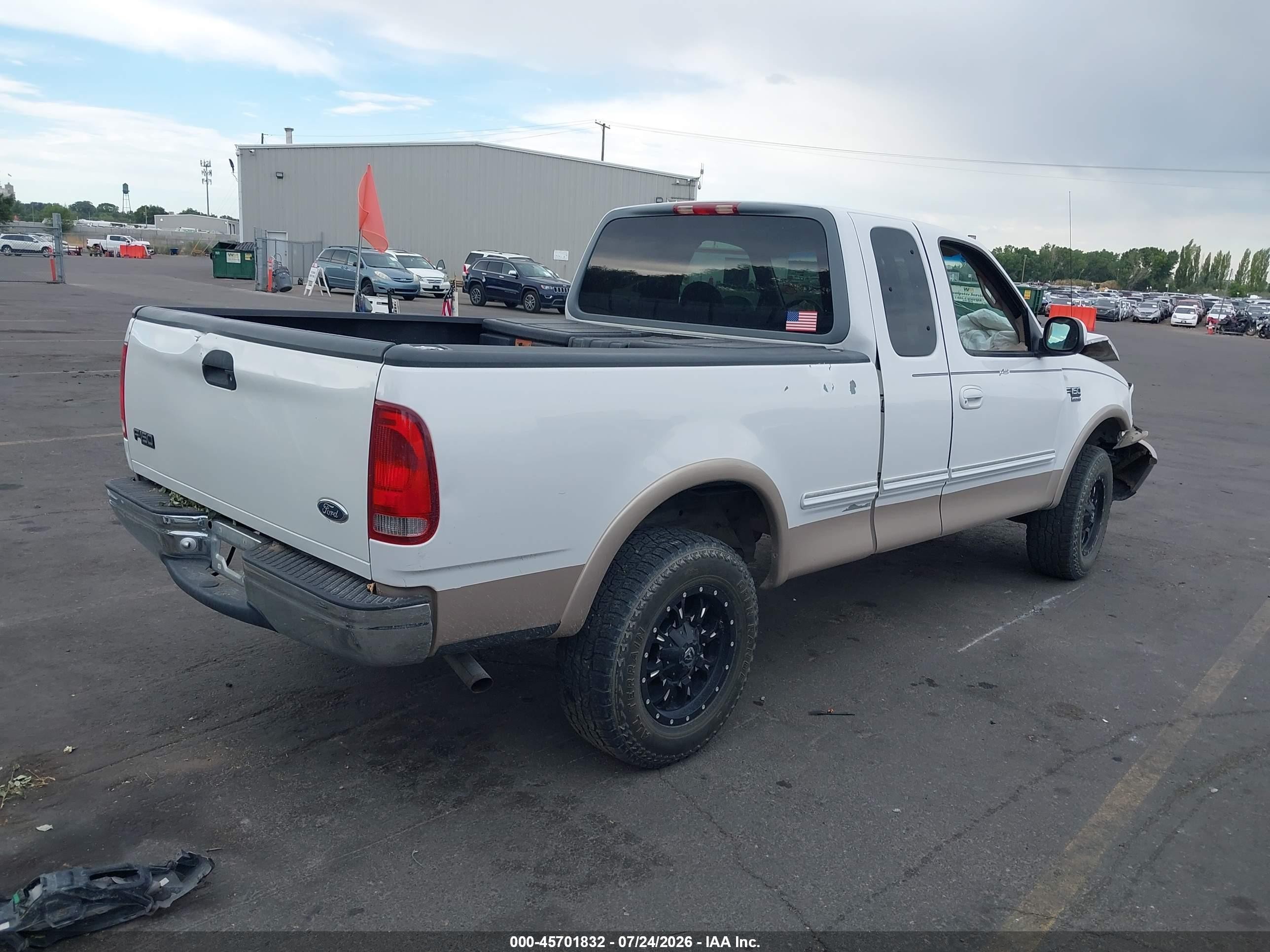 1998 Ford F-150 Lariat/standard/xl/xlt Белый vin: 1FTZX18W9WKB79847