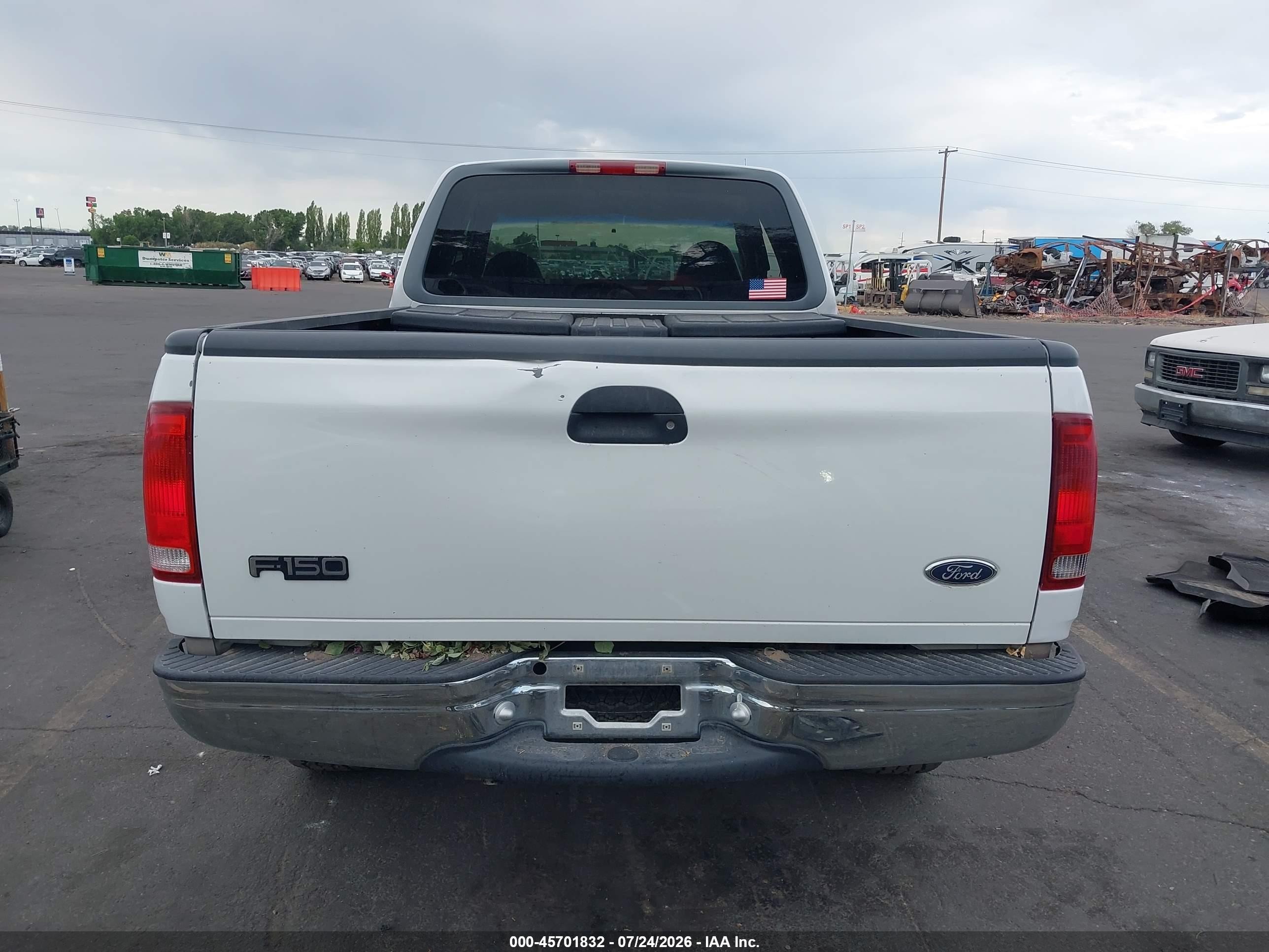 1998 Ford F-150 Lariat/standard/xl/xlt Белый vin: 1FTZX18W9WKB79847