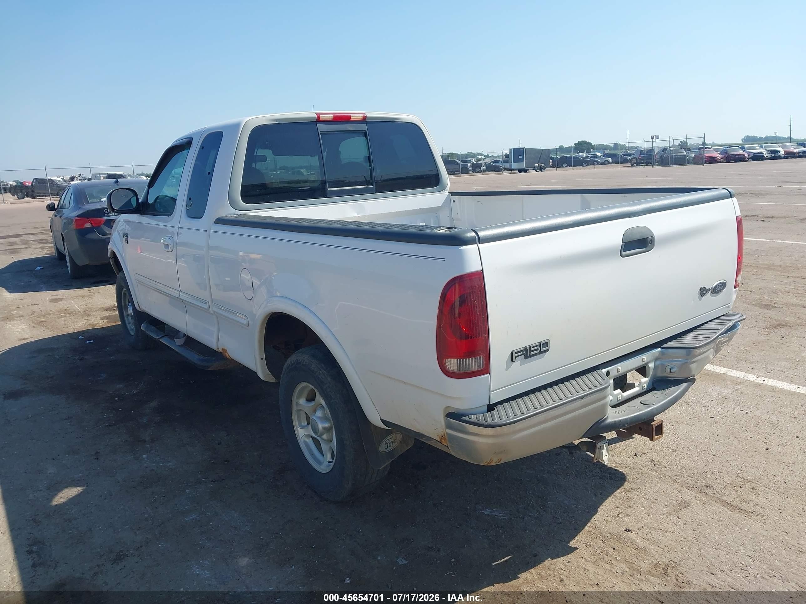 1998 Ford F-150 Lariat/standard/xl/xlt White vin: 1FTZX18WXWKA31884
