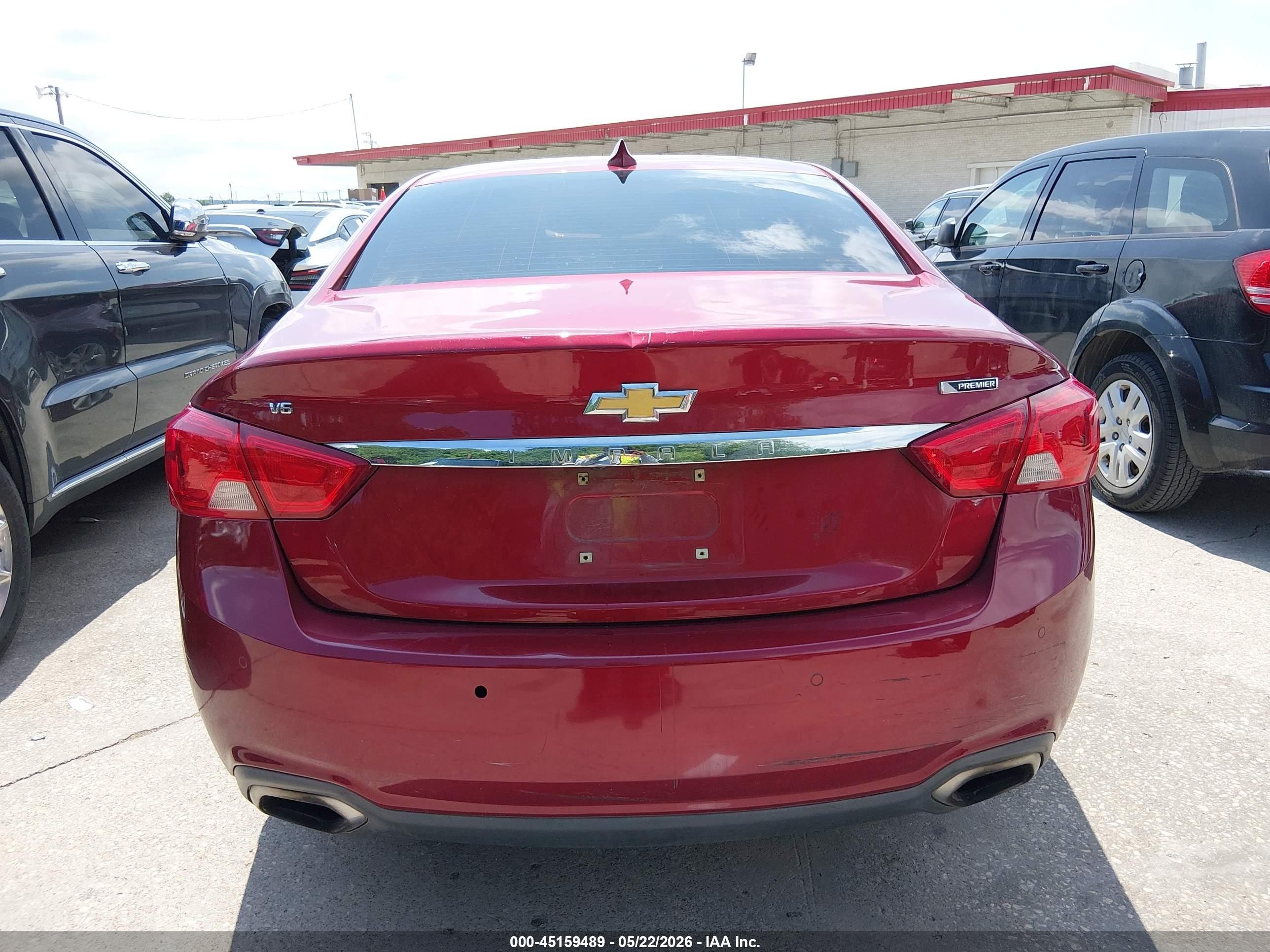 2019 Chevrolet Impala Premier Red vin: 1G1105S30KU100533