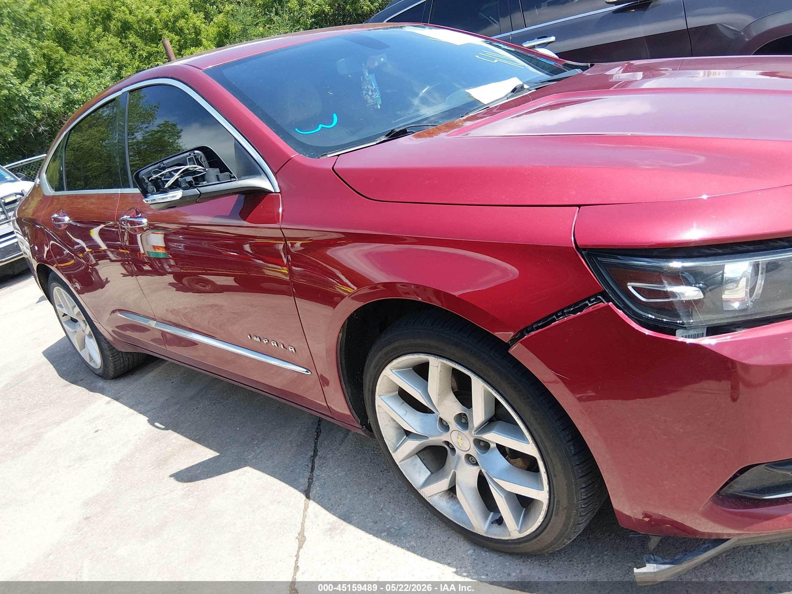 2019 Chevrolet Impala Premier Red vin: 1G1105S30KU100533
