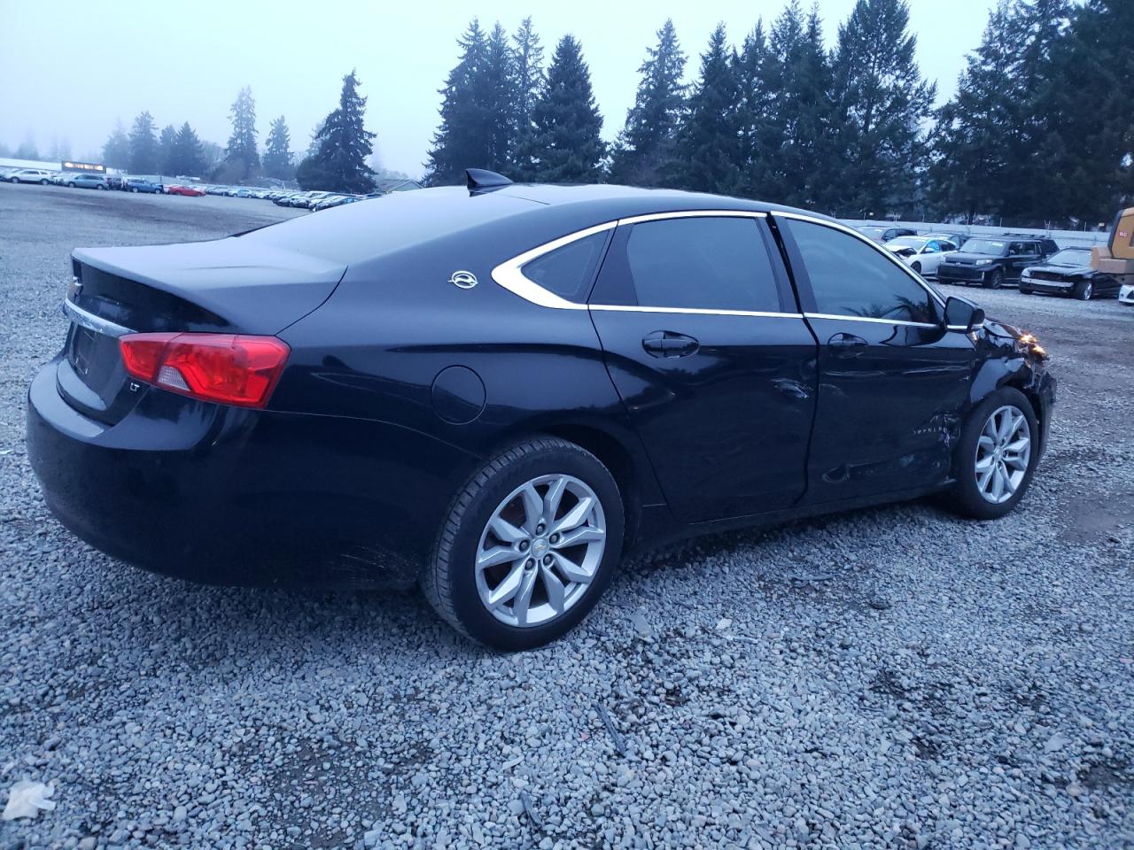 2017 Chevrolet Impala Lt Black vin: 1G1105S3XHU185373
