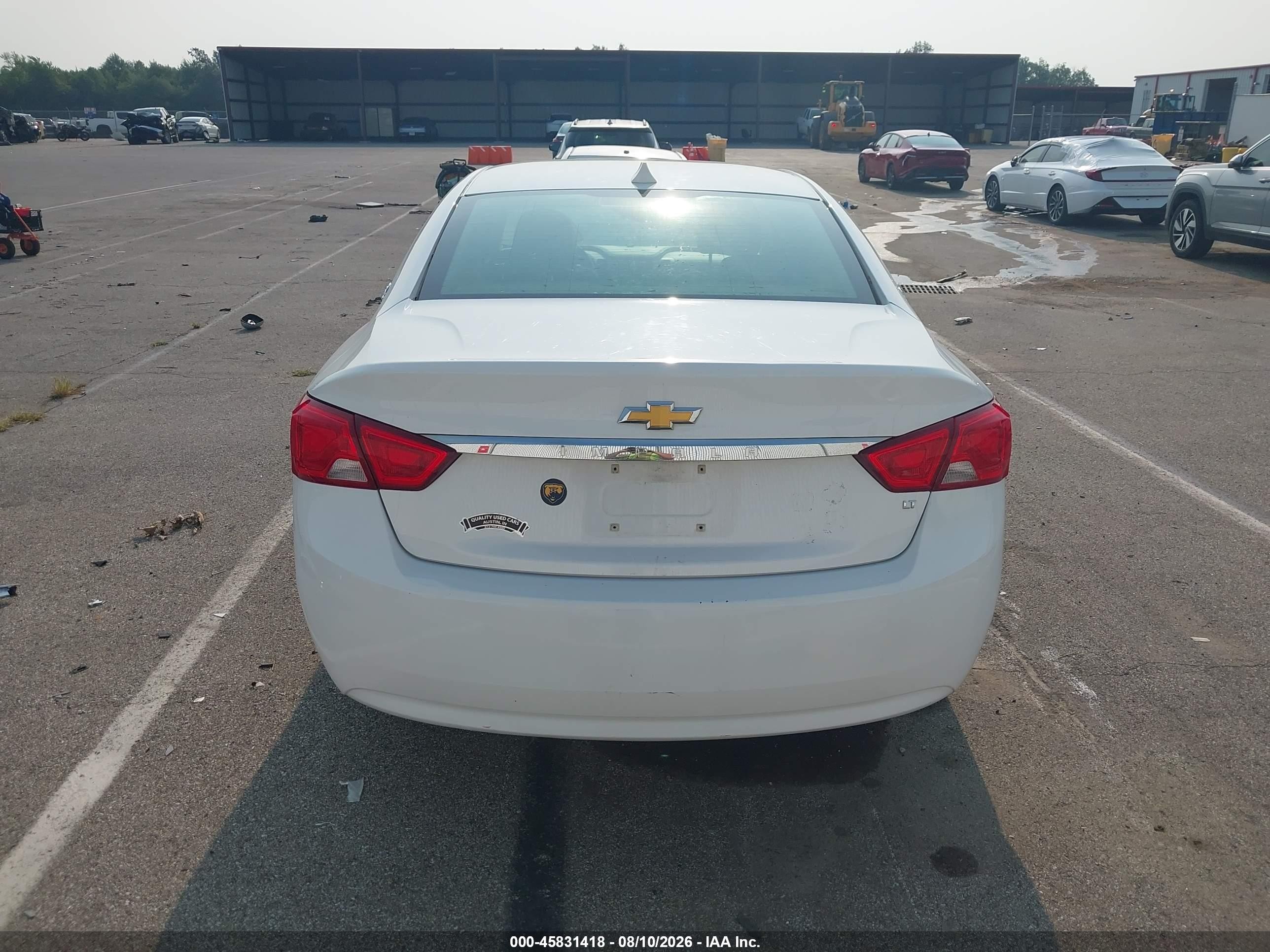 2014 Chevrolet Impala 1lt White vin: 1G1115SL0EU104096