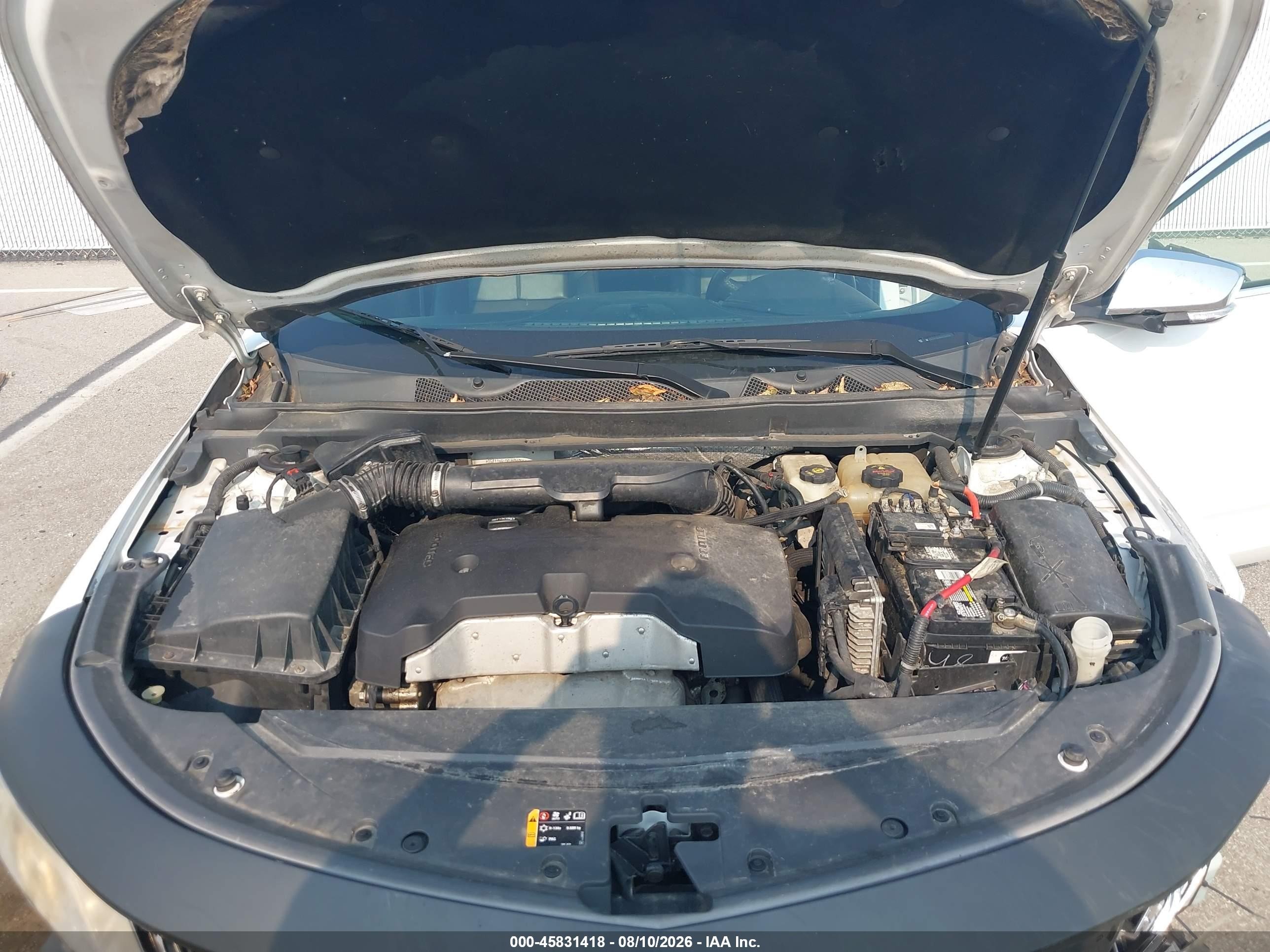 2014 Chevrolet Impala 1lt White vin: 1G1115SL0EU104096
