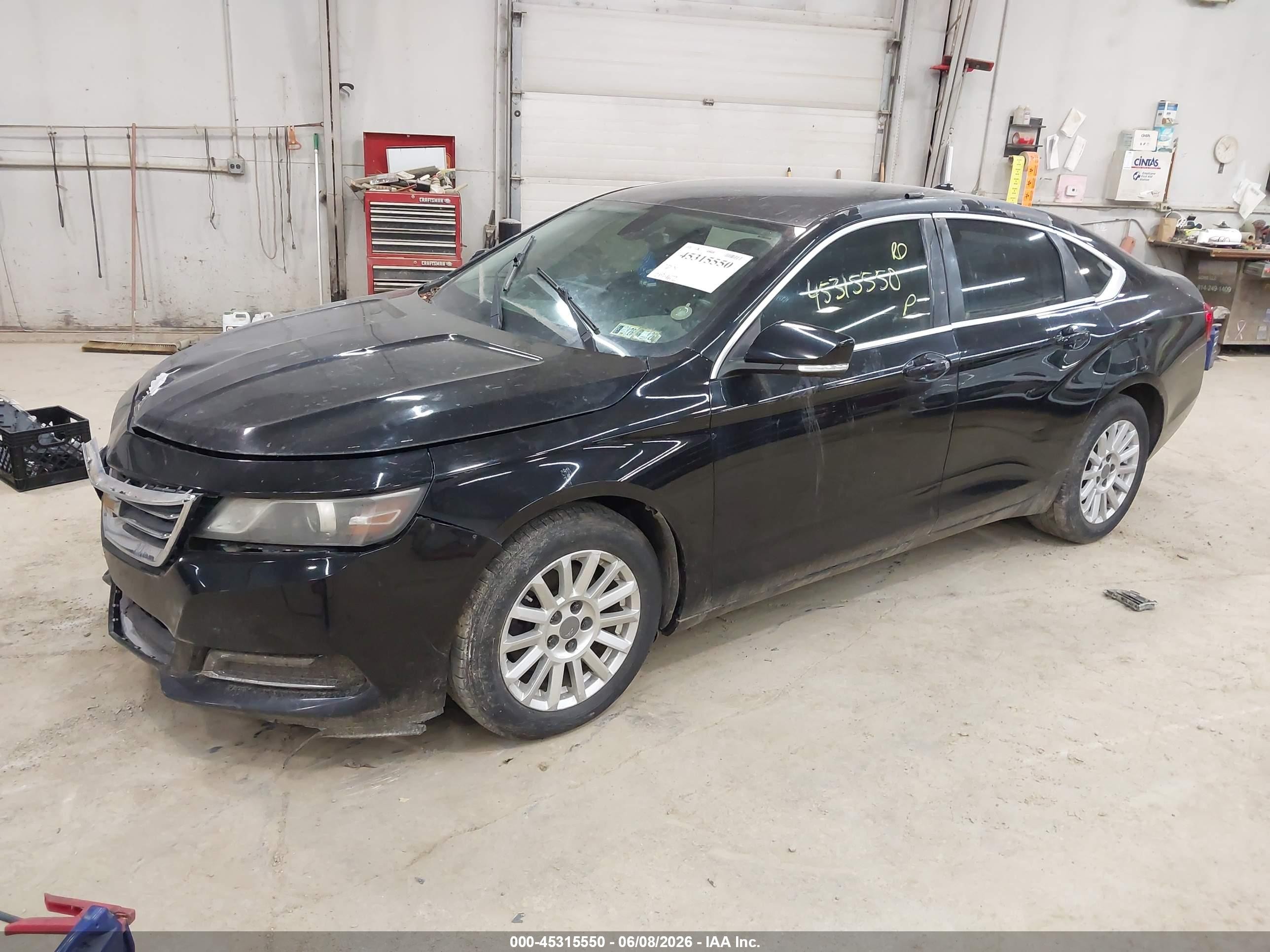 2014 Chevrolet Impala 1lt Black vin: 1G1115SL0EU133551