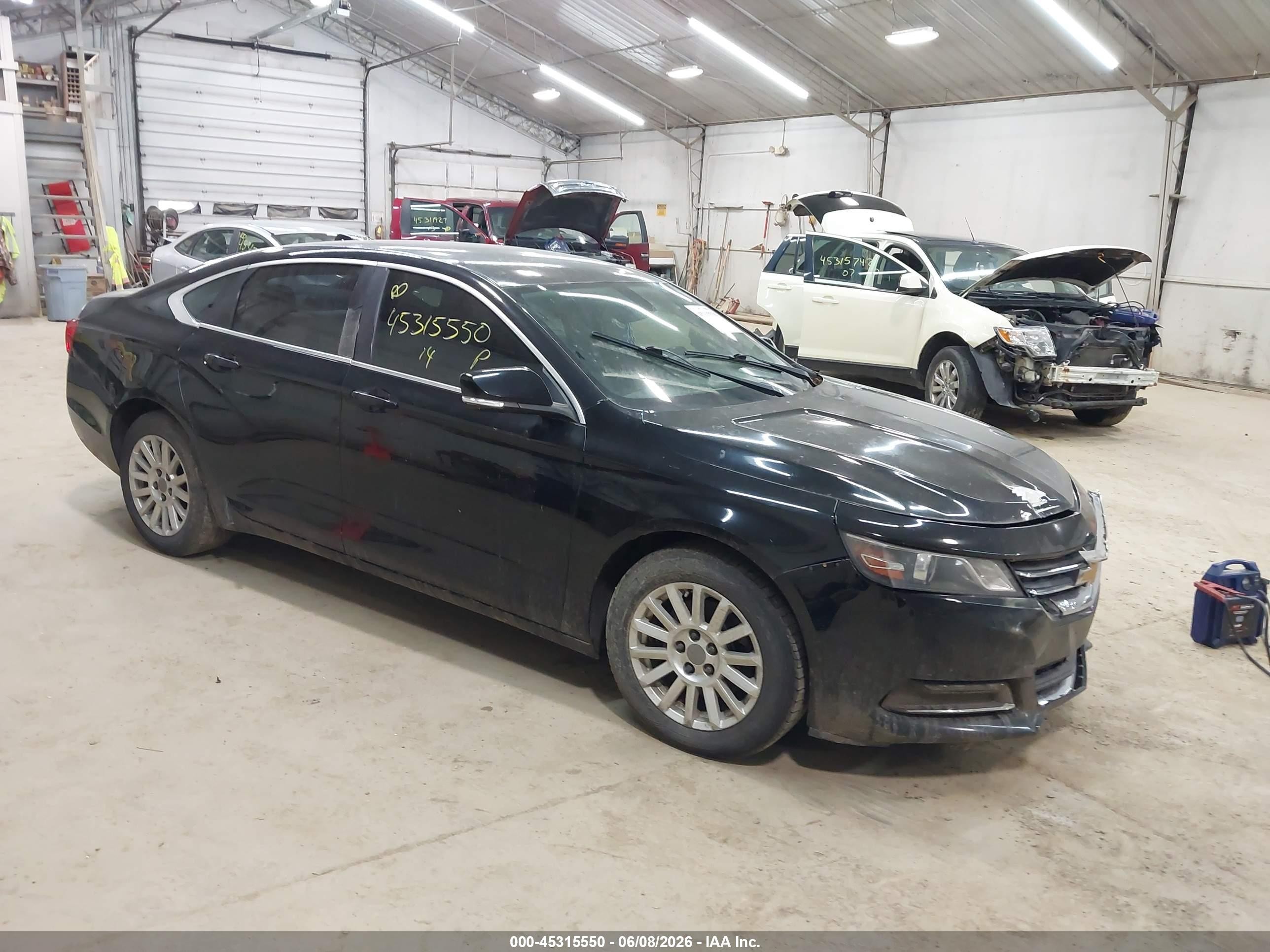 2014 Chevrolet Impala 1lt Black vin: 1G1115SL0EU133551
