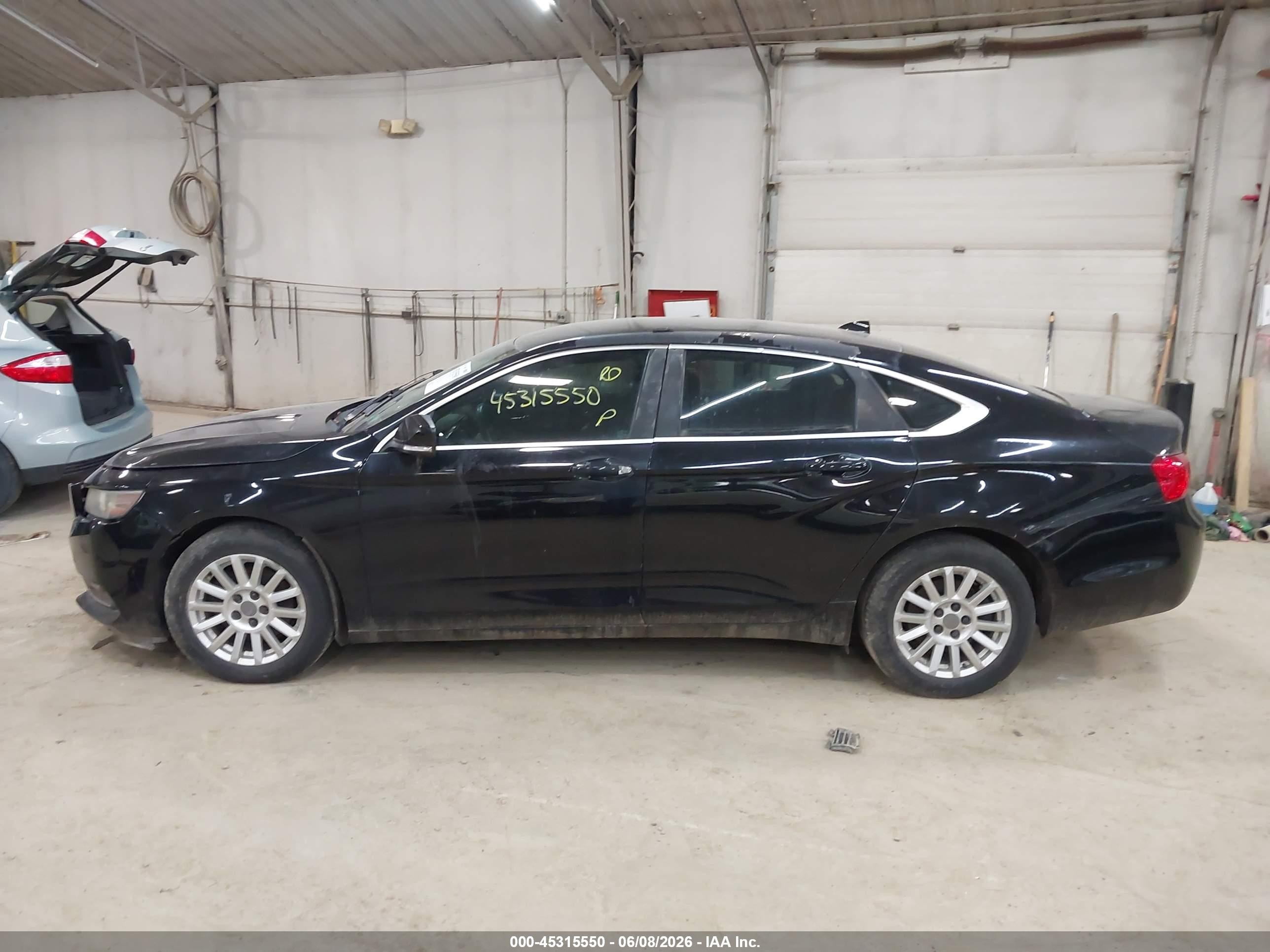 2014 Chevrolet Impala 1lt Black vin: 1G1115SL0EU133551