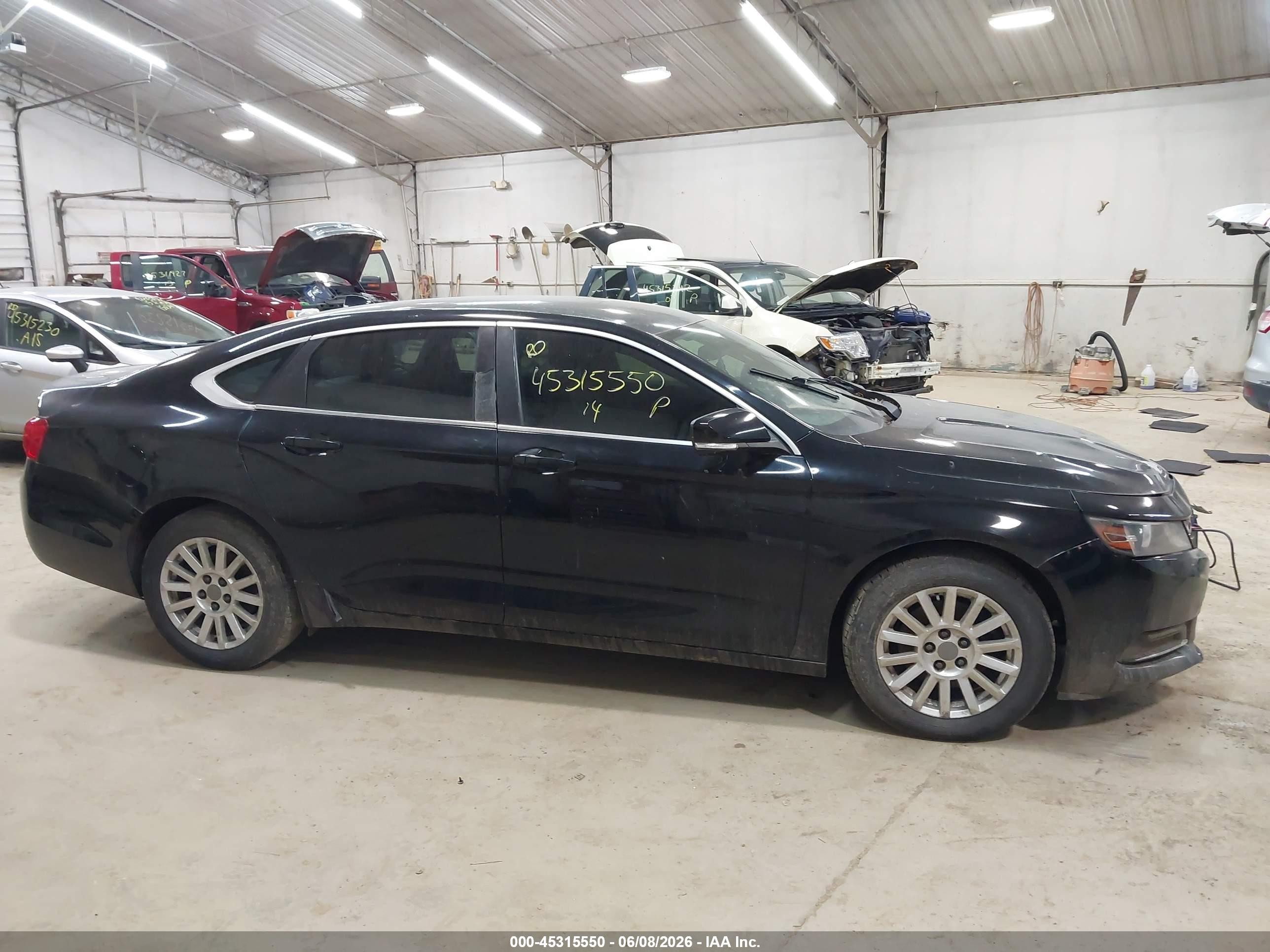 2014 Chevrolet Impala 1lt Black vin: 1G1115SL0EU133551