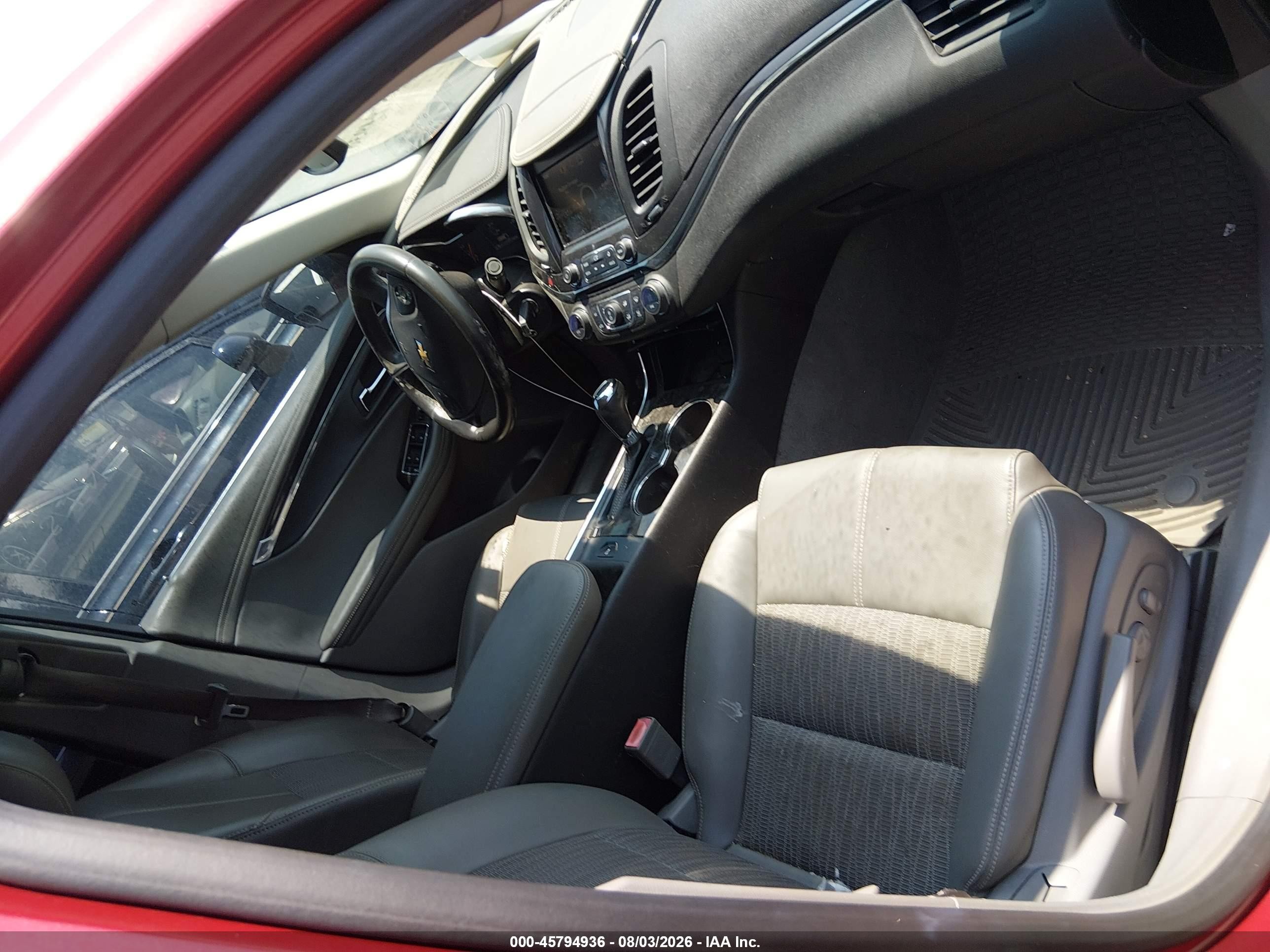 2014 Chevrolet Impala 1lt Red vin: 1G1115SL1EU103894