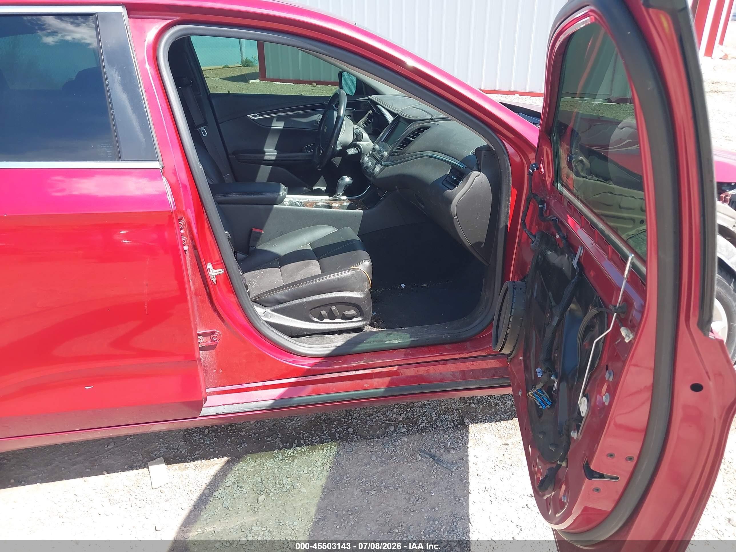 2014 Chevrolet Impala 1lt Red vin: 1G1115SL1EU128147