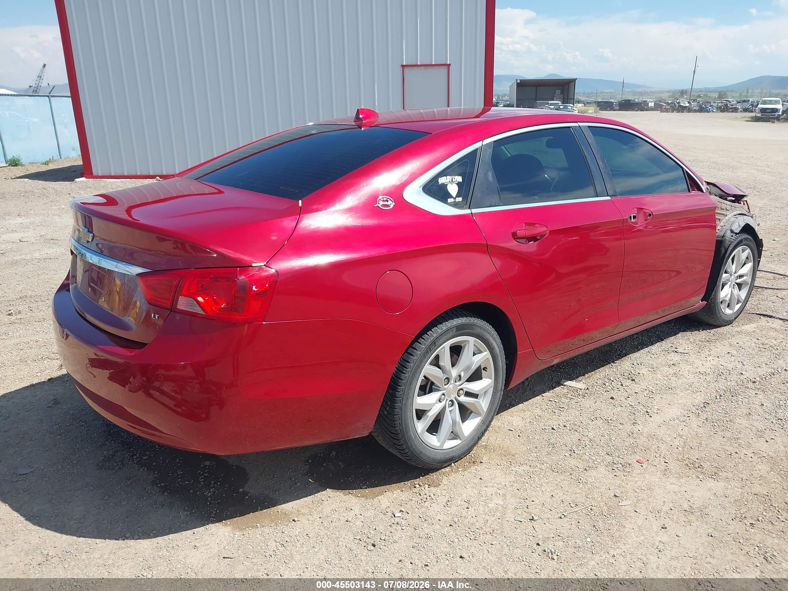 2014 Chevrolet Impala 1lt Red vin: 1G1115SL1EU128147