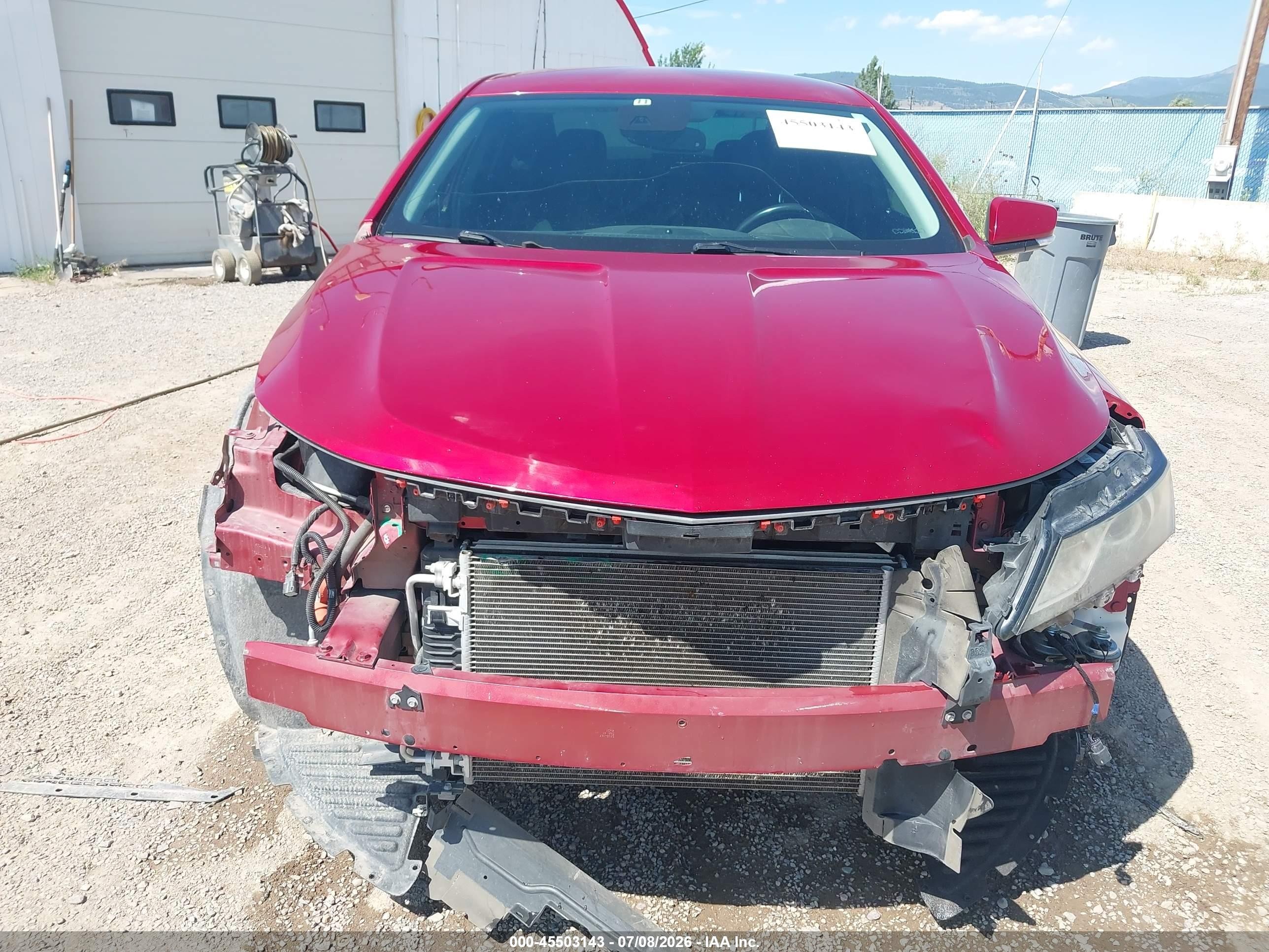 2014 Chevrolet Impala 1lt Red vin: 1G1115SL1EU128147
