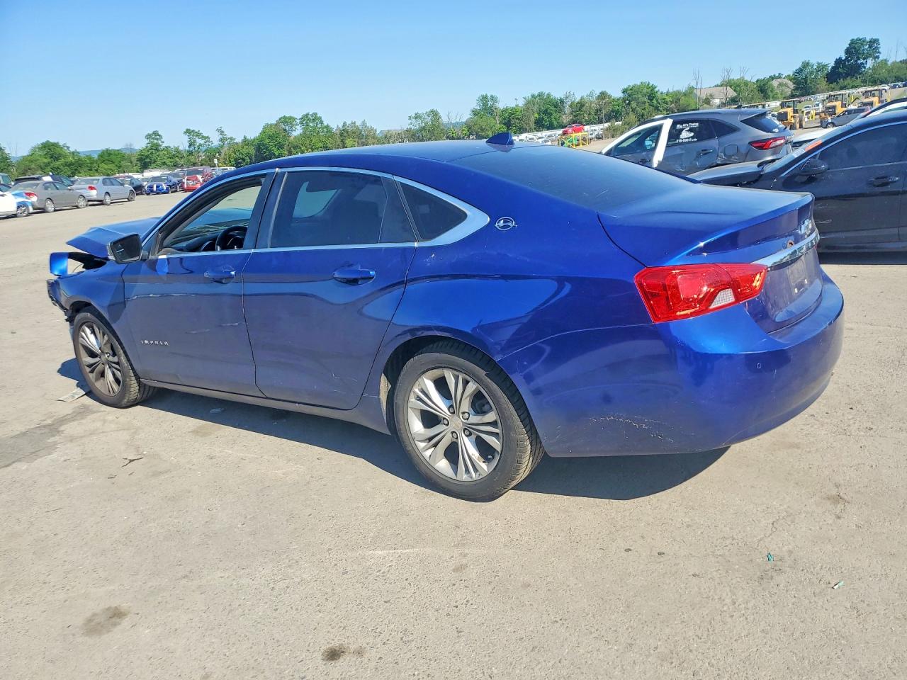 2014 Chevrolet Impala Lt Синий vin: 1G1115SL1EU129184