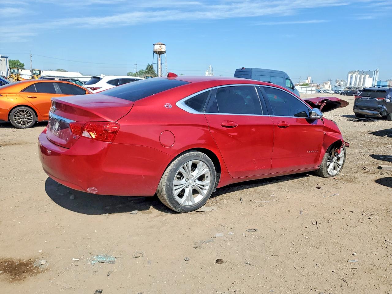 2014 Chevrolet Impala Lt Red vin: 1G1115SL1EU131873